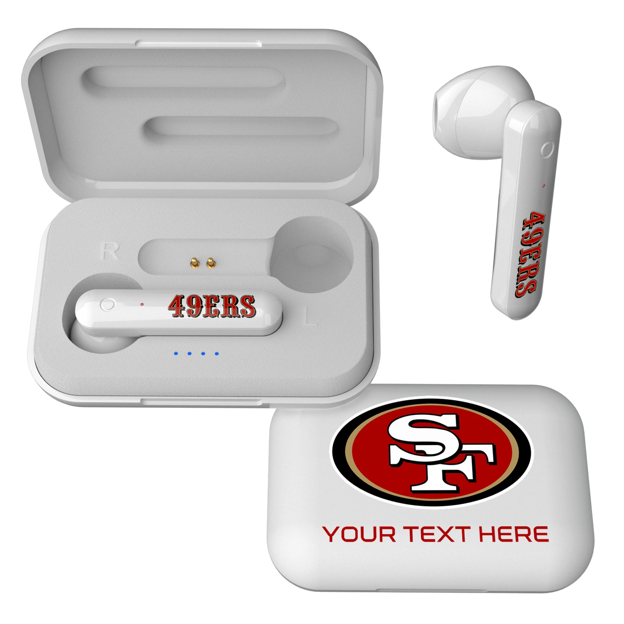 San Francisco 49ers Personalized Insignia Wireless TWS Earbuds