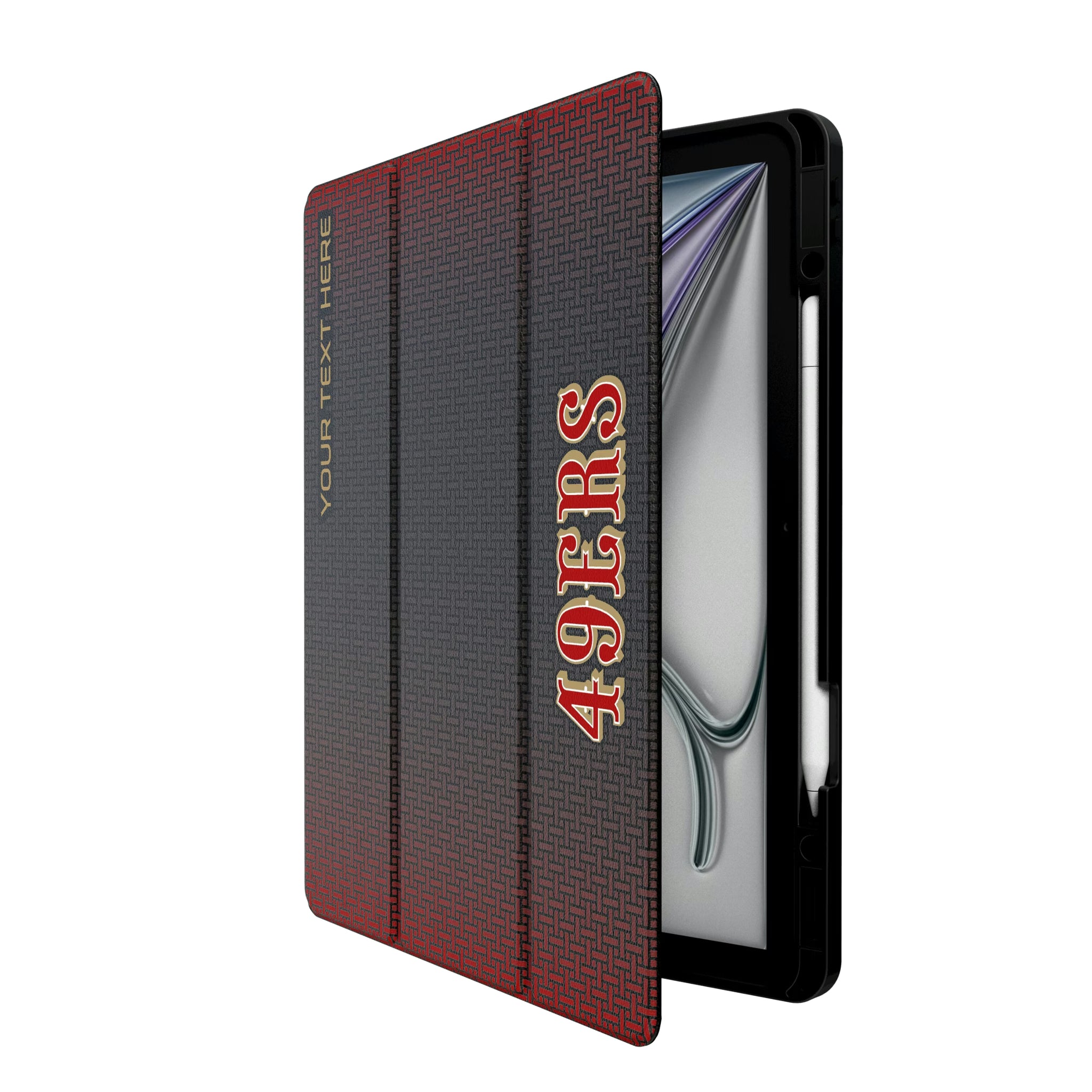 San Francisco 49ers Personalized Linen iPad Tablet Case for Apple iPad