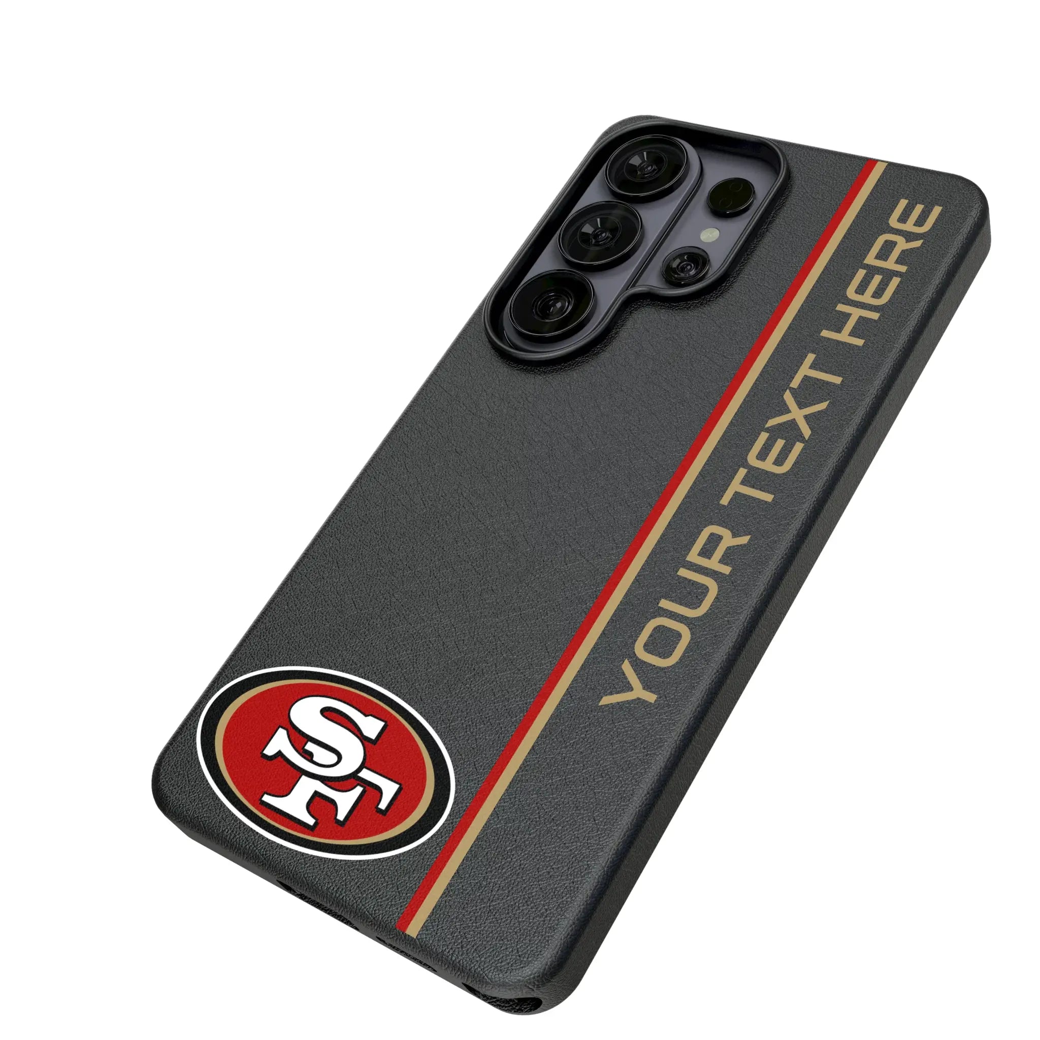 San Francisco 49ers Personalized Sidebard Galaxy MagSafe Compatible Phone Case for Samsung Galaxy - Isometric View#Device_Galaxy S26 Ultra
