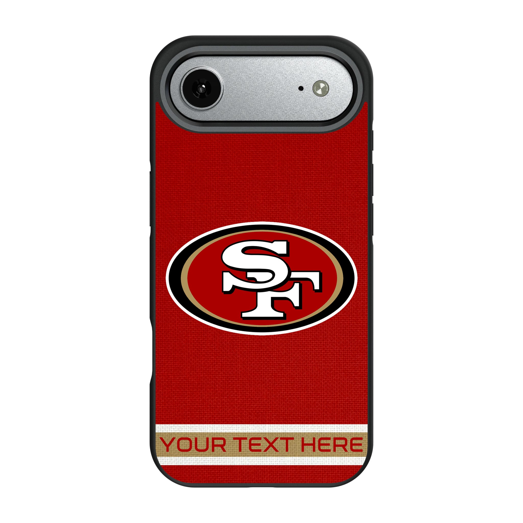 San Francisco 49ers Personalized Stripe iPhone Bump Phone Case for Apple iPhone#Device_iPhone Air
