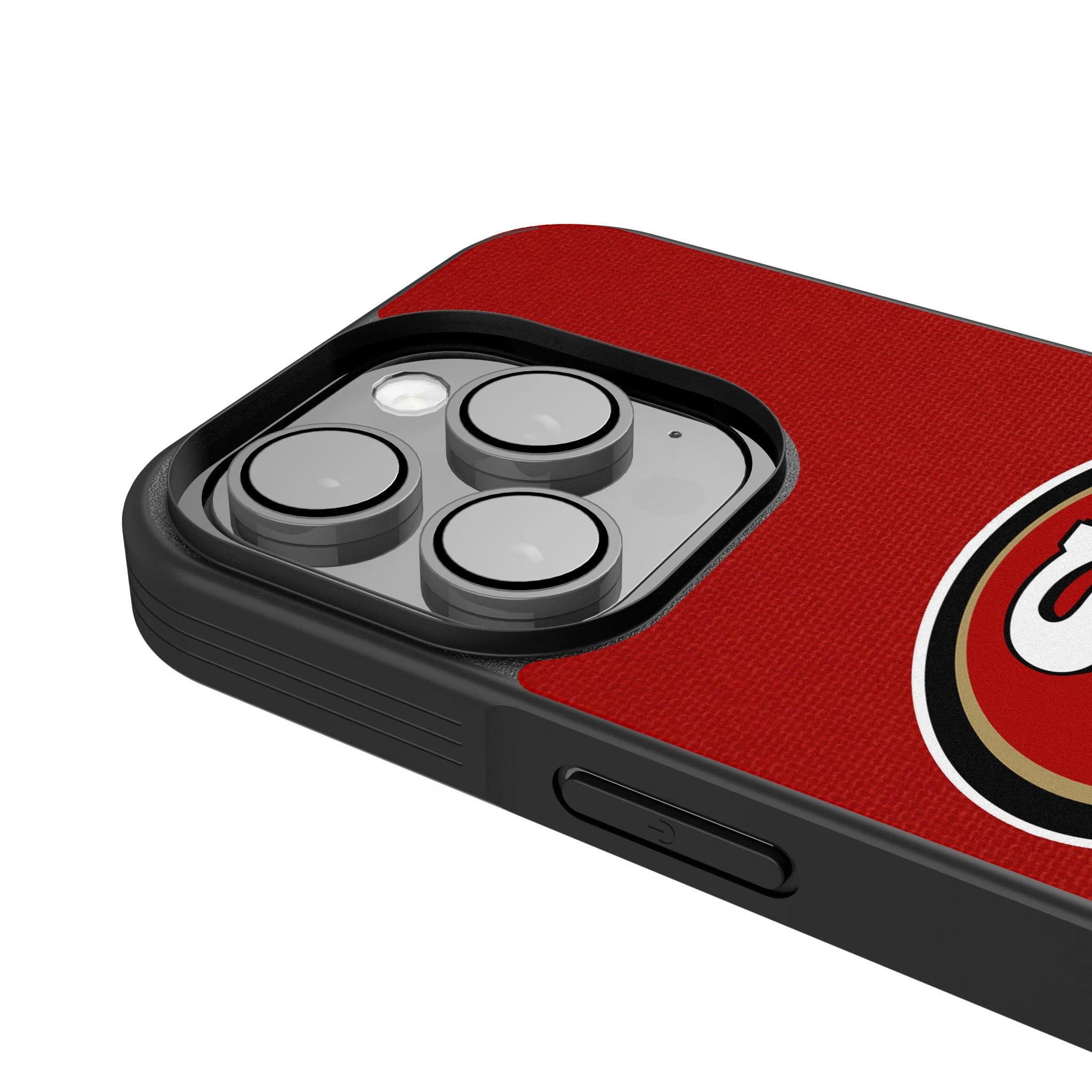 San Francisco 49ers Personalized Stripe iPhone Bump Phone Case for Apple iPhone - Detail