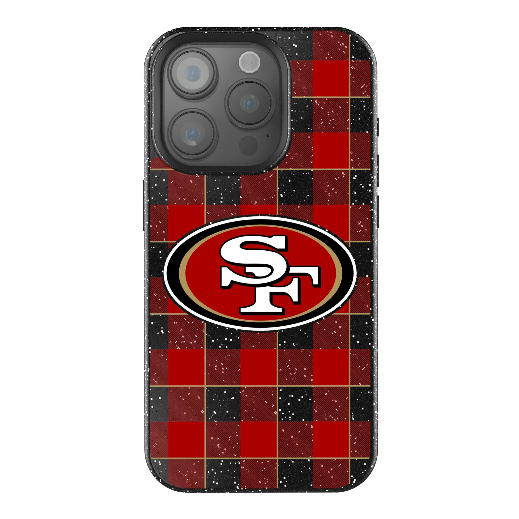 San Francisco 49ers Plaid iPhone Bling Phone Case for Apple iPhone