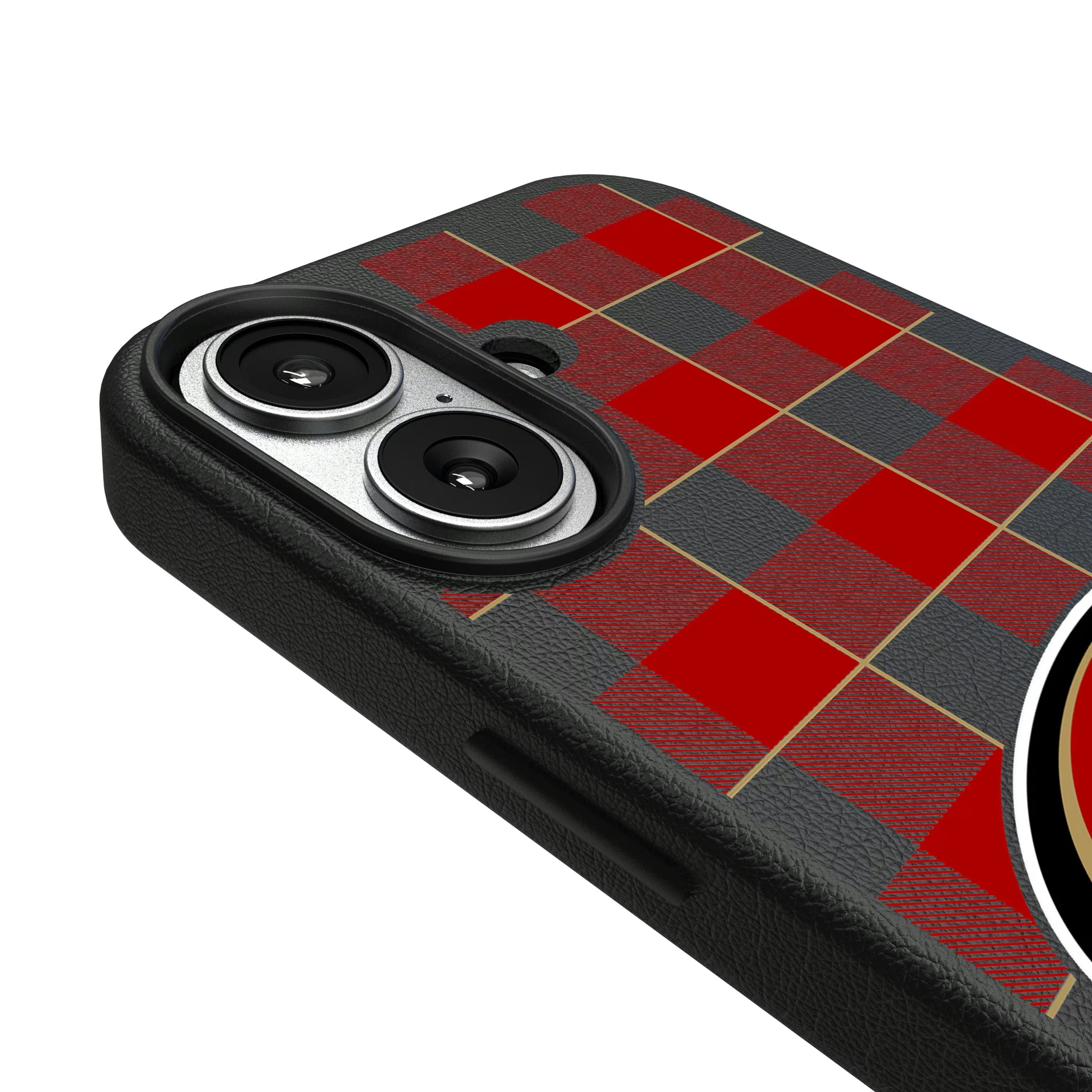 San Francisco 49ers Plaid iPhone MagSafe Compatible Phone Case for Apple iPhone - Detail#Device_iPhone 17