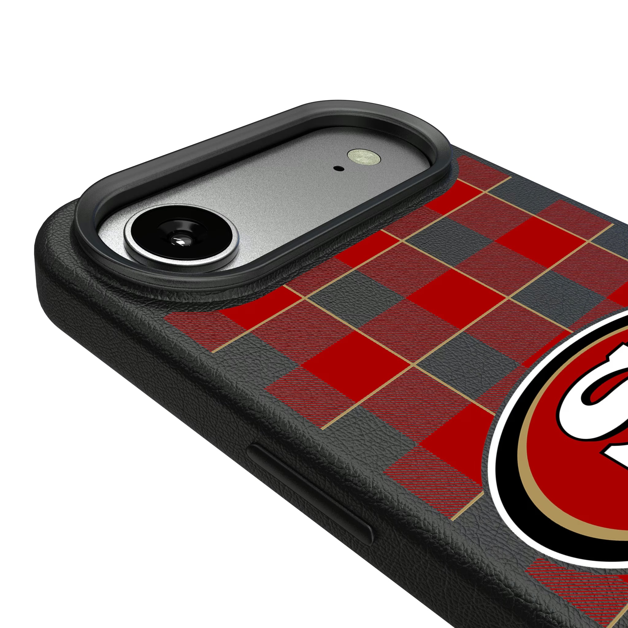 San Francisco 49ers Plaid iPhone MagSafe Compatible Phone Case for Apple iPhone - Detail#Device_iPhone Air