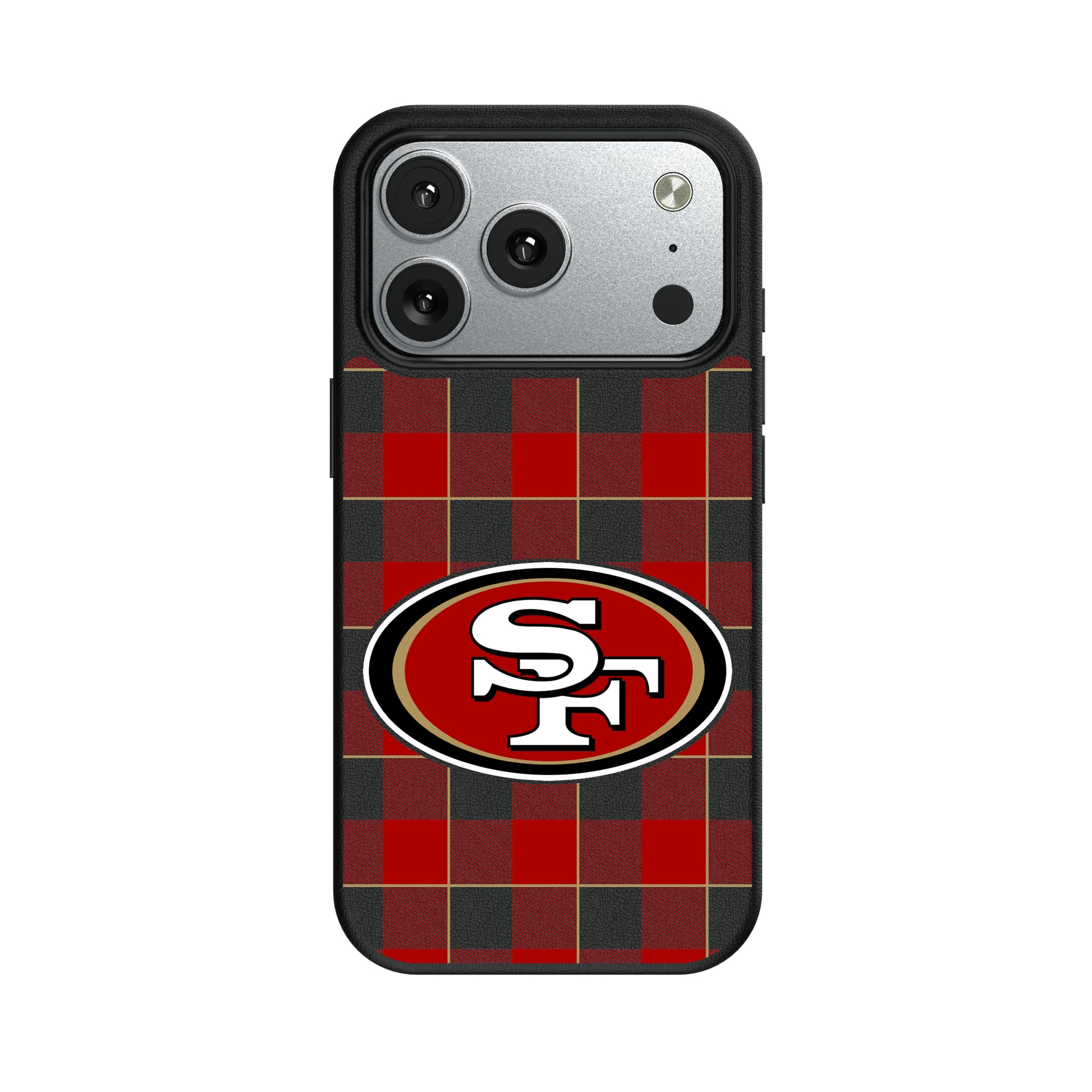 San Francisco 49ers Plaid iPhone MagSafe Compatible Phone Case for Apple iPhone#Device_iPhone 17 Pro