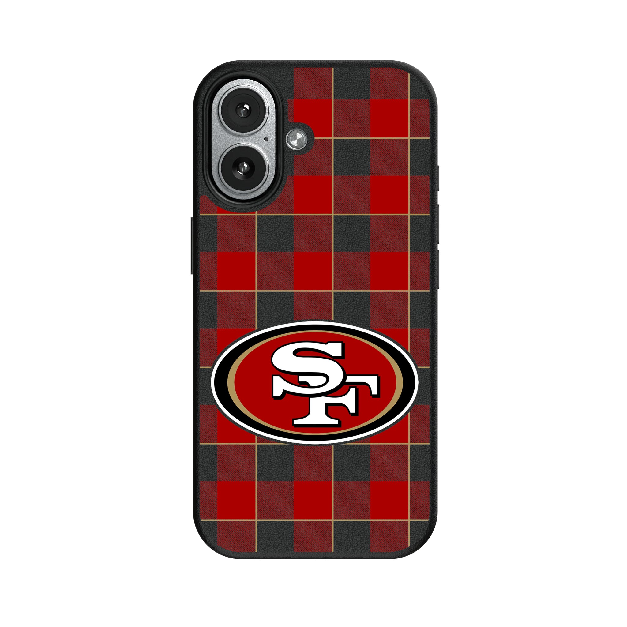 San Francisco 49ers Plaid iPhone MagSafe Compatible Phone Case for Apple iPhone#Device_iPhone 17