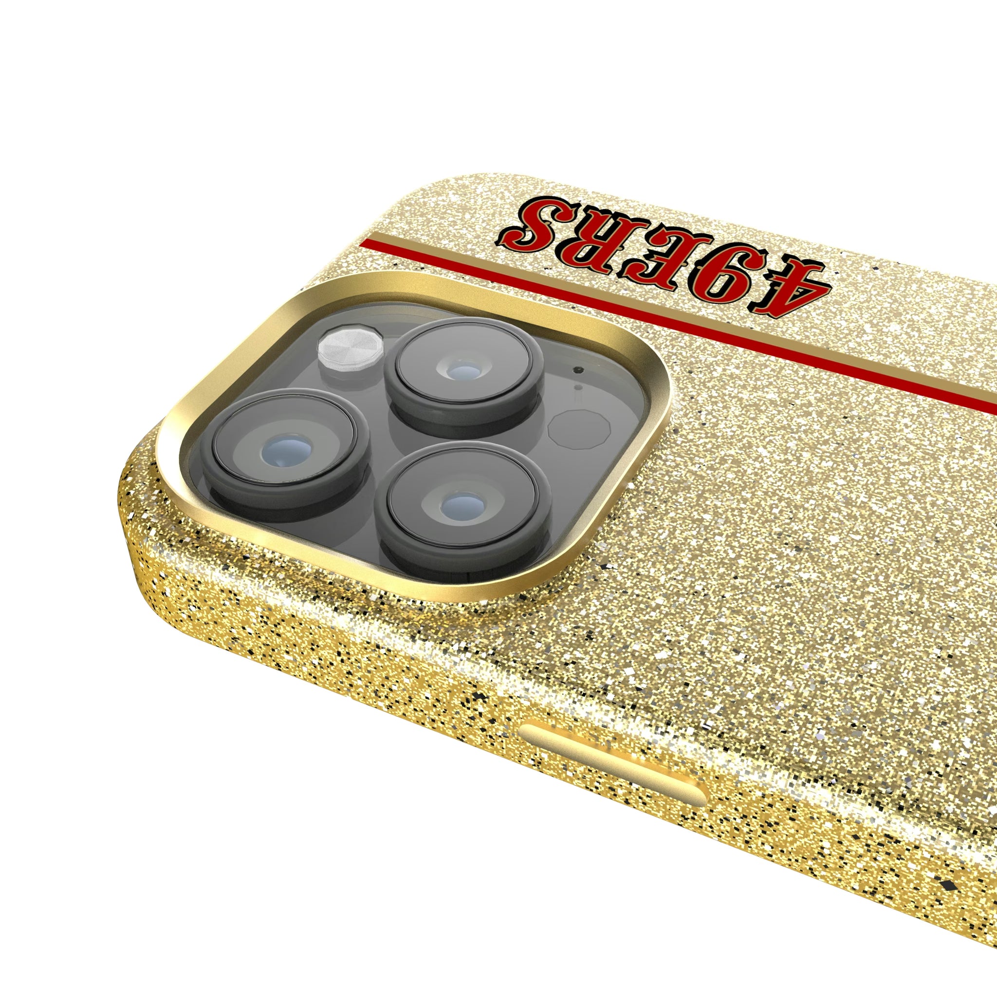 San Francisco 49ers Sidebar iPhone Bling Phone Case for Apple iPhone - Detail