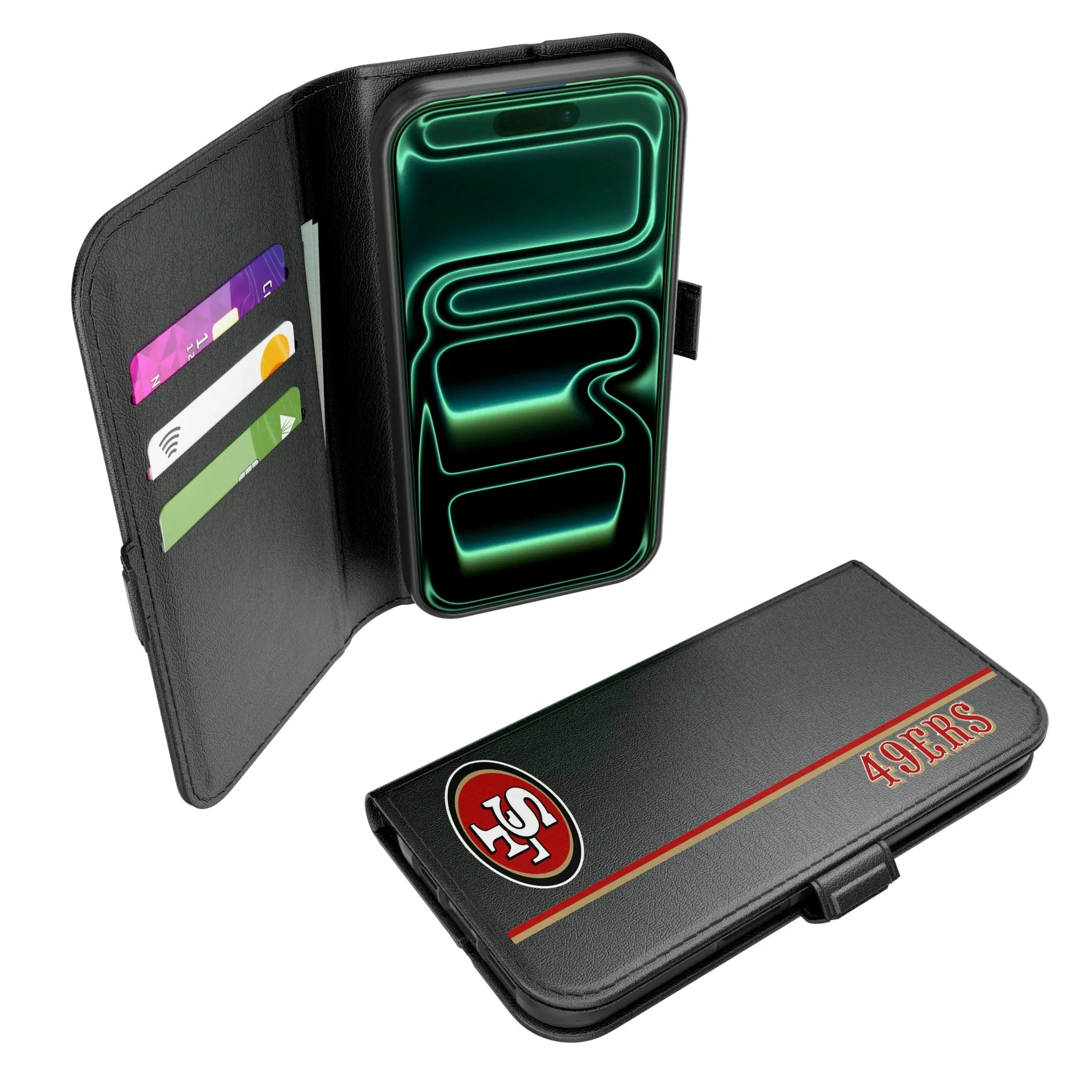 San Francisco 49ers Sidebar iPhone Folio Phone Case for Apple iPhone#Device_iPhone 17