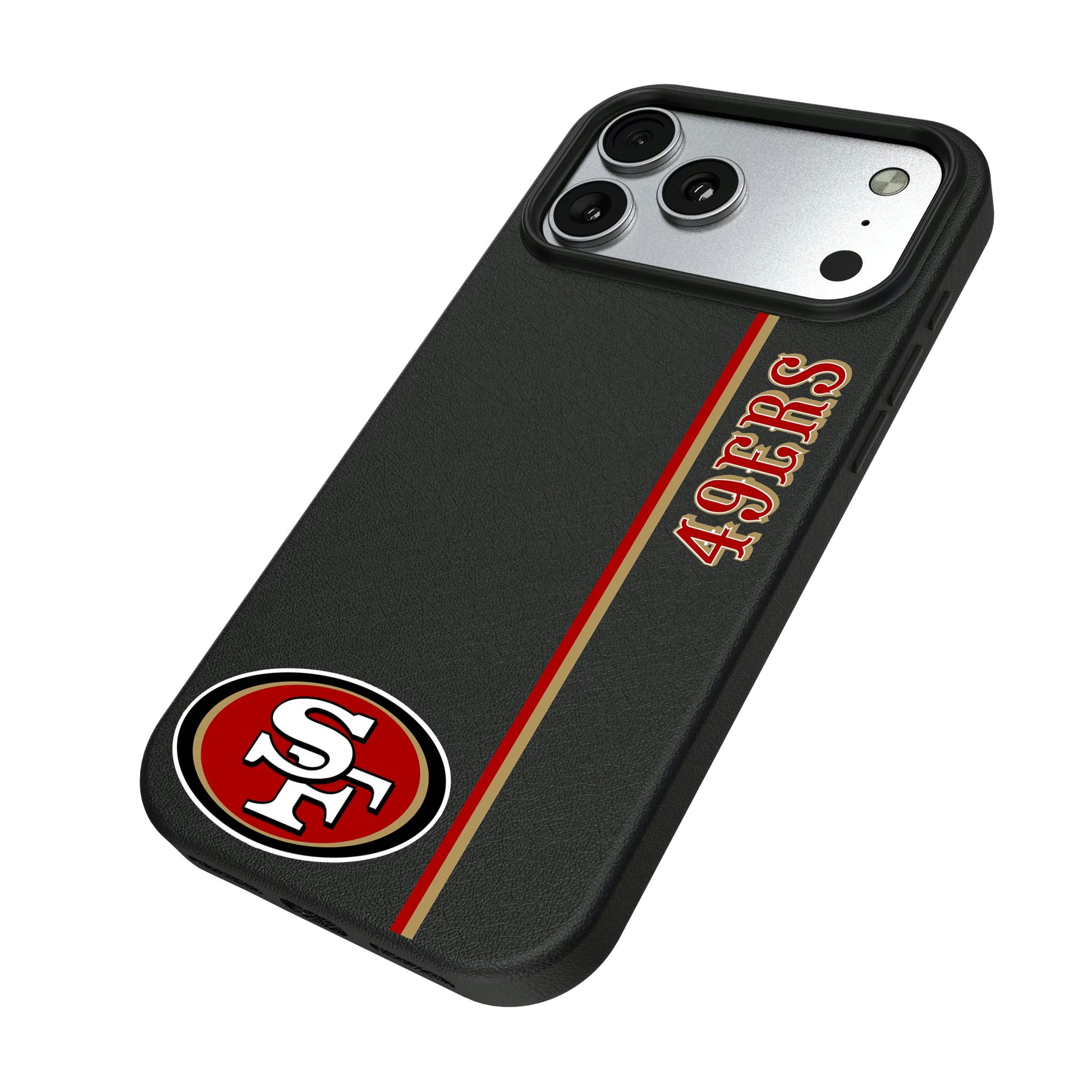 San Francisco 49ers Sidebar iPhone MagSafe Compatible Phone Case for Apple iPhone - Isometric View#Device_iPhone 17 Pro Max