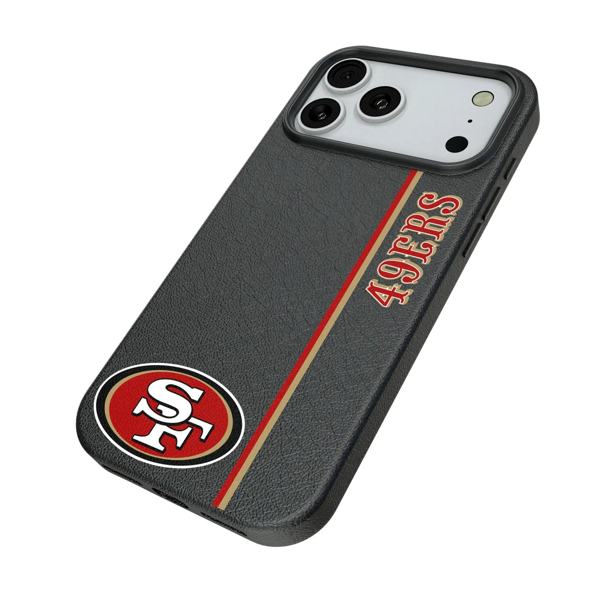 San Francisco 49ers Sidebar iPhone MagSafe Compatible Phone Case for Apple iPhone - Isometric View#Device_iPhone 18 Pro Max
