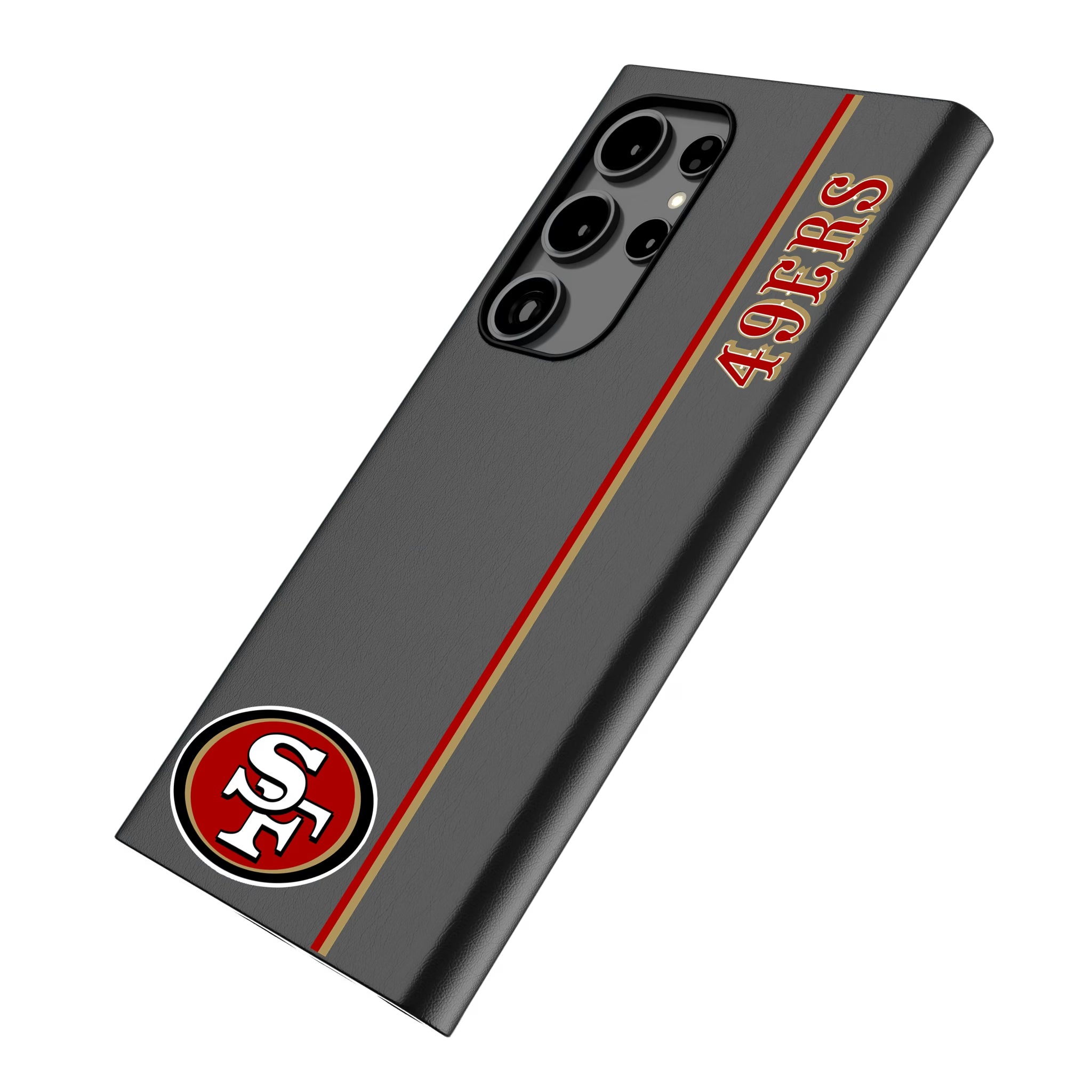 San Francisco 49ers Sidebar Galaxy MagSafe Compatible Phone Case for Samsung Galaxy - Isometric View