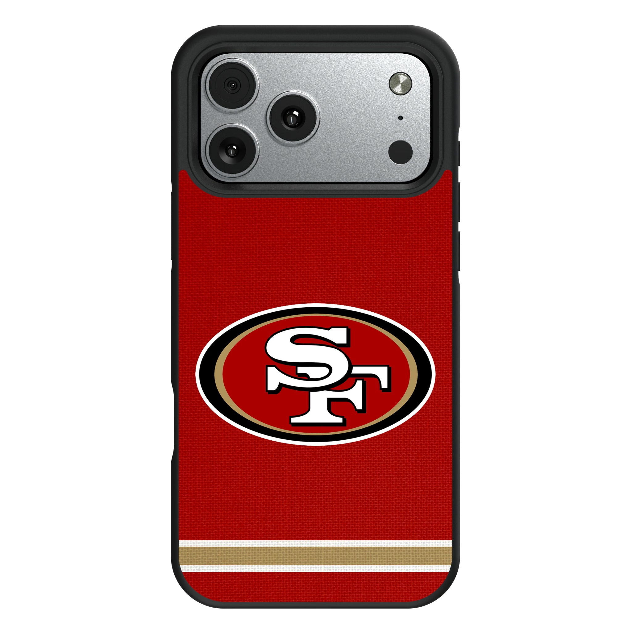 San Francisco 49ers Stripe iPhone Bump Phone Case for Apple iPhone#Device_iPhone 17 Pro Max