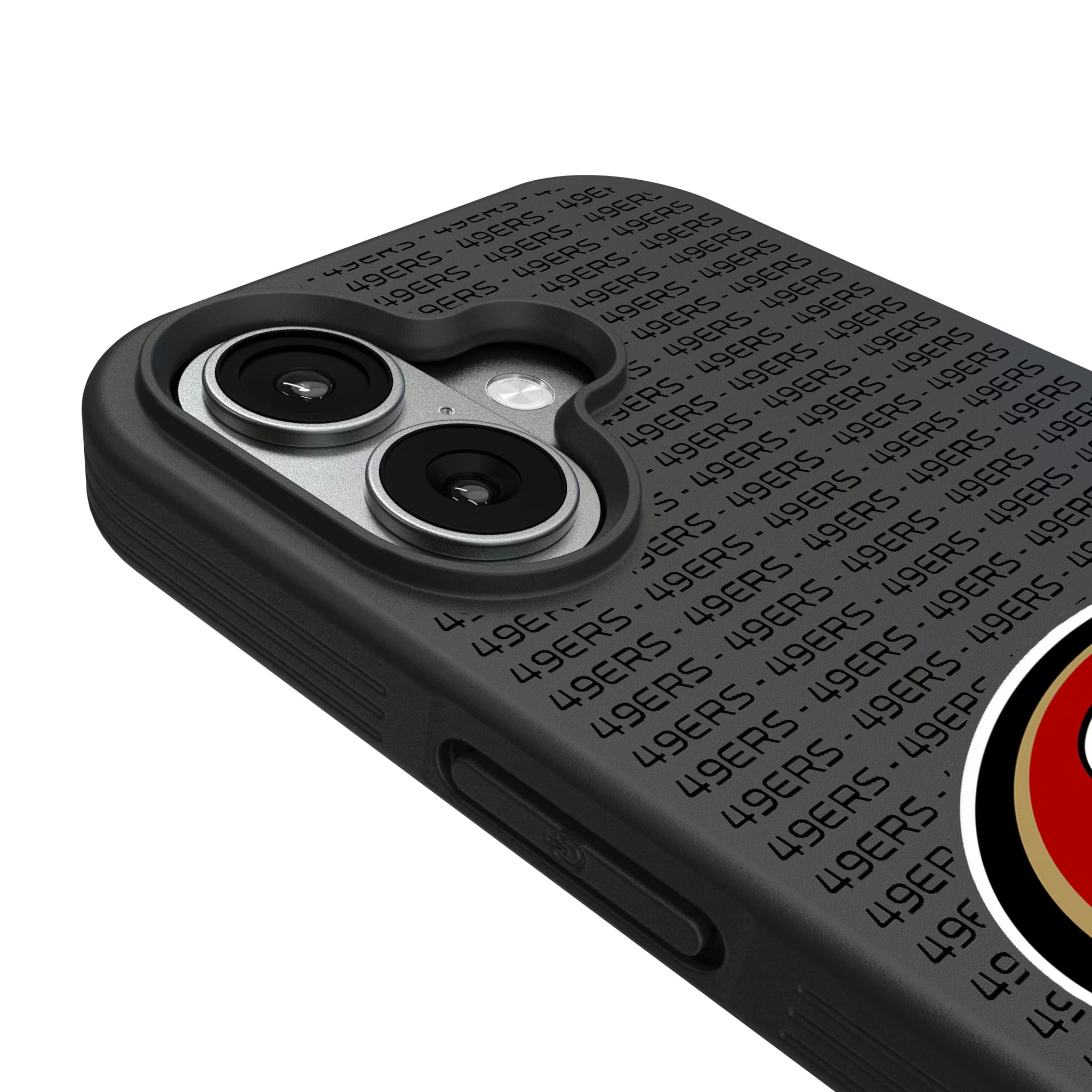 San Francisco 49ers Text Backdrop iPhone Bump Phone Case for Apple iPhone - Detail#Device_iPhone 17