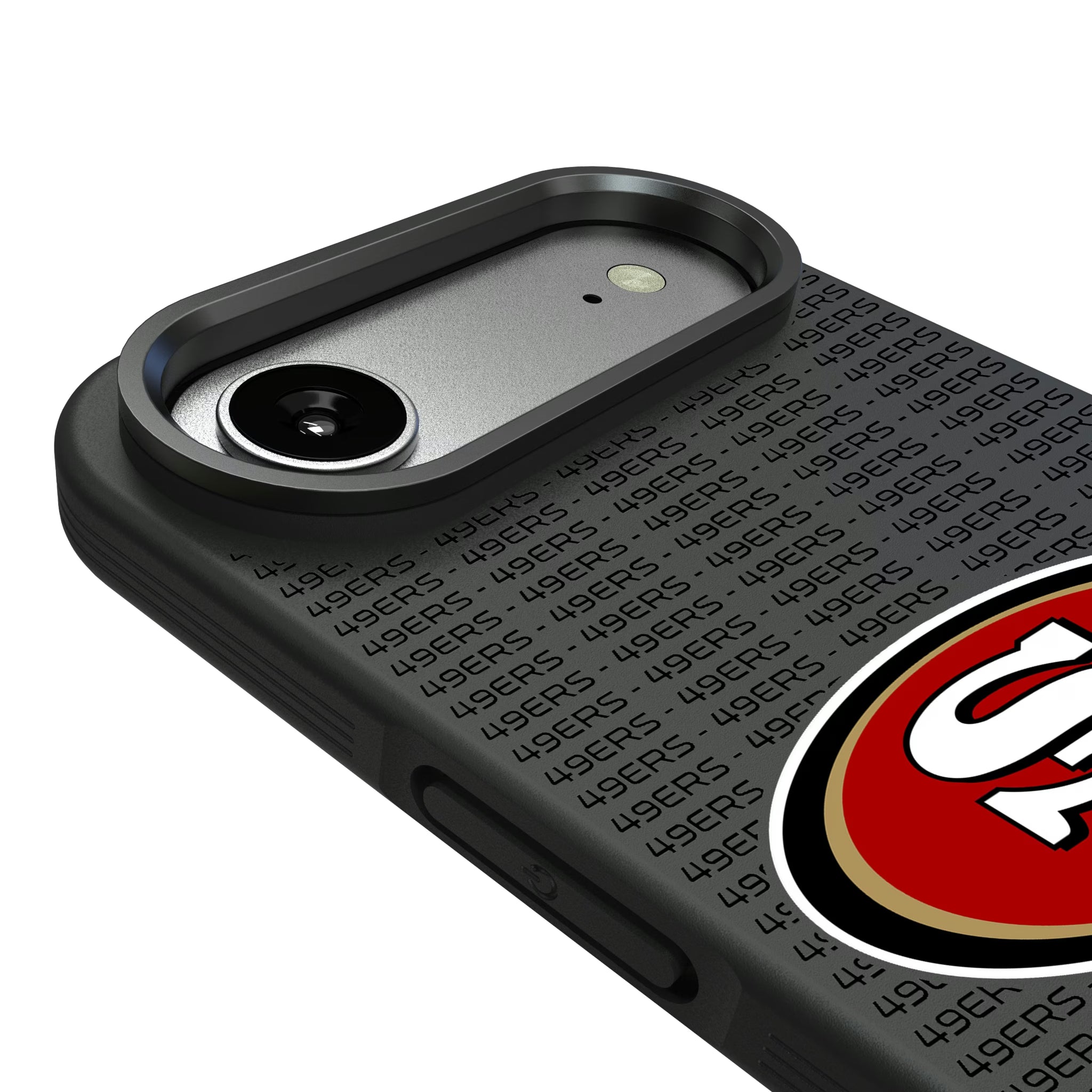 San Francisco 49ers Text Backdrop iPhone Bump Phone Case for Apple iPhone - Detail#Device_iPhone Air