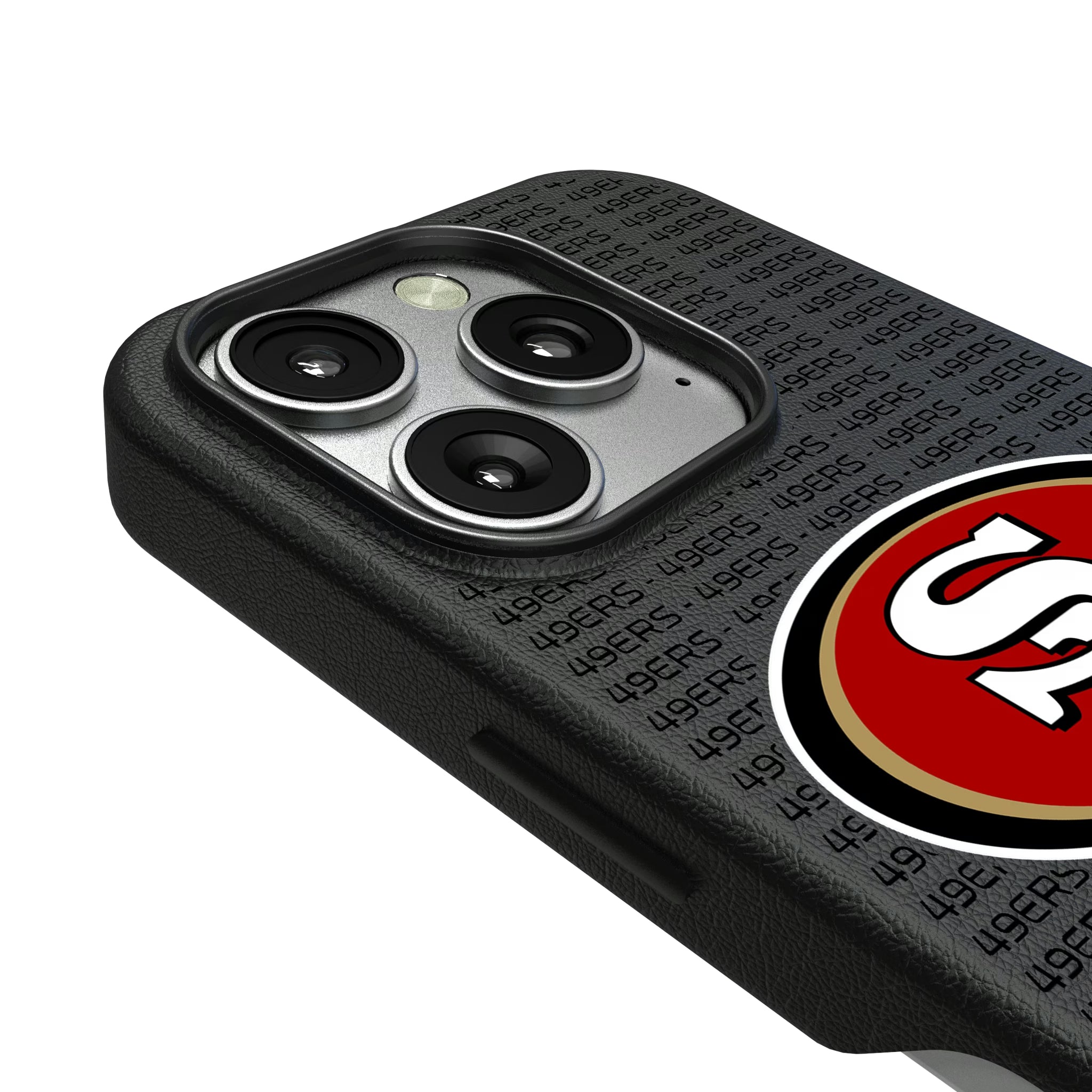 San Francisco 49ers Text Backdrop iPhone MagSafe Compatible Phone Case for Apple iPhone - Detail