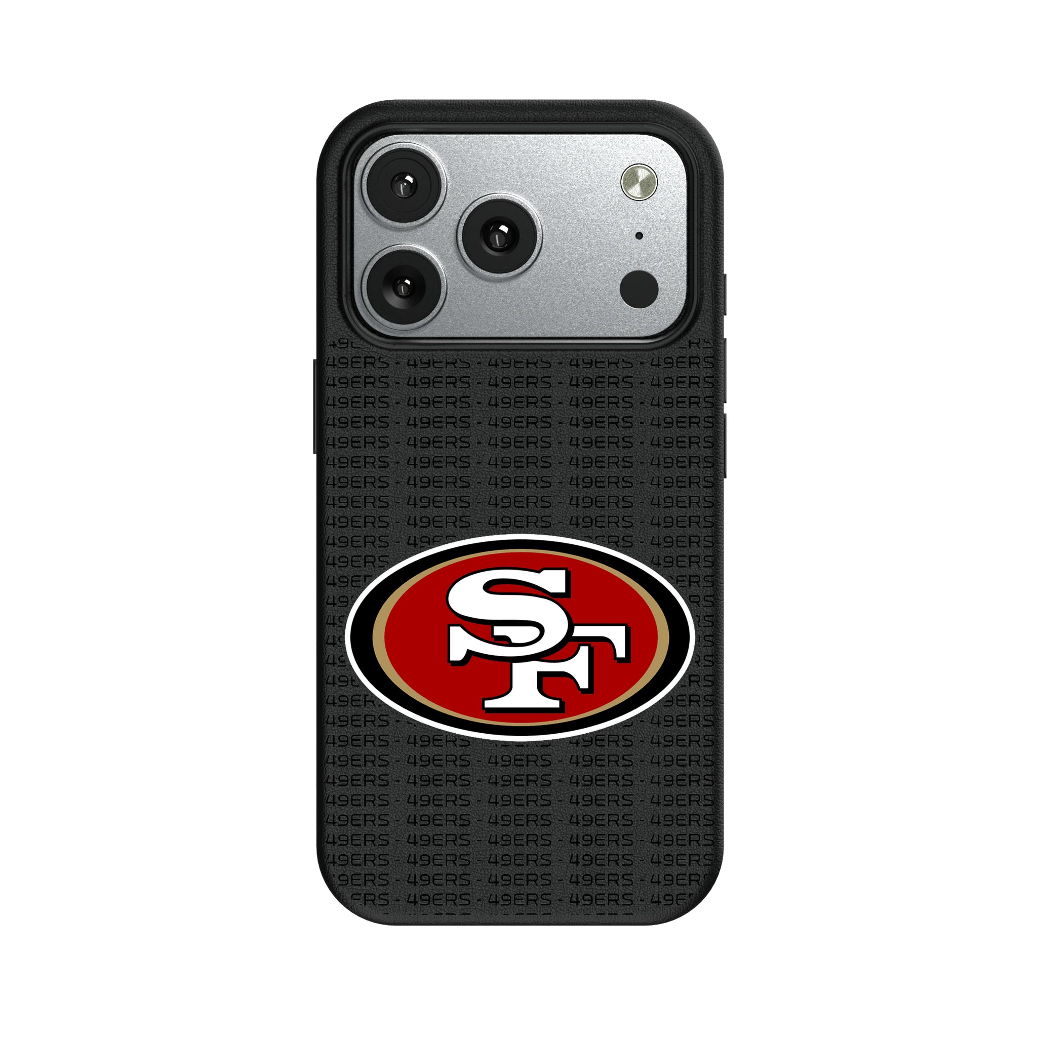 San Francisco 49ers Text Backdrop iPhone MagSafe Compatible Phone Case for Apple iPhone#Device_iPhone 17 Pro