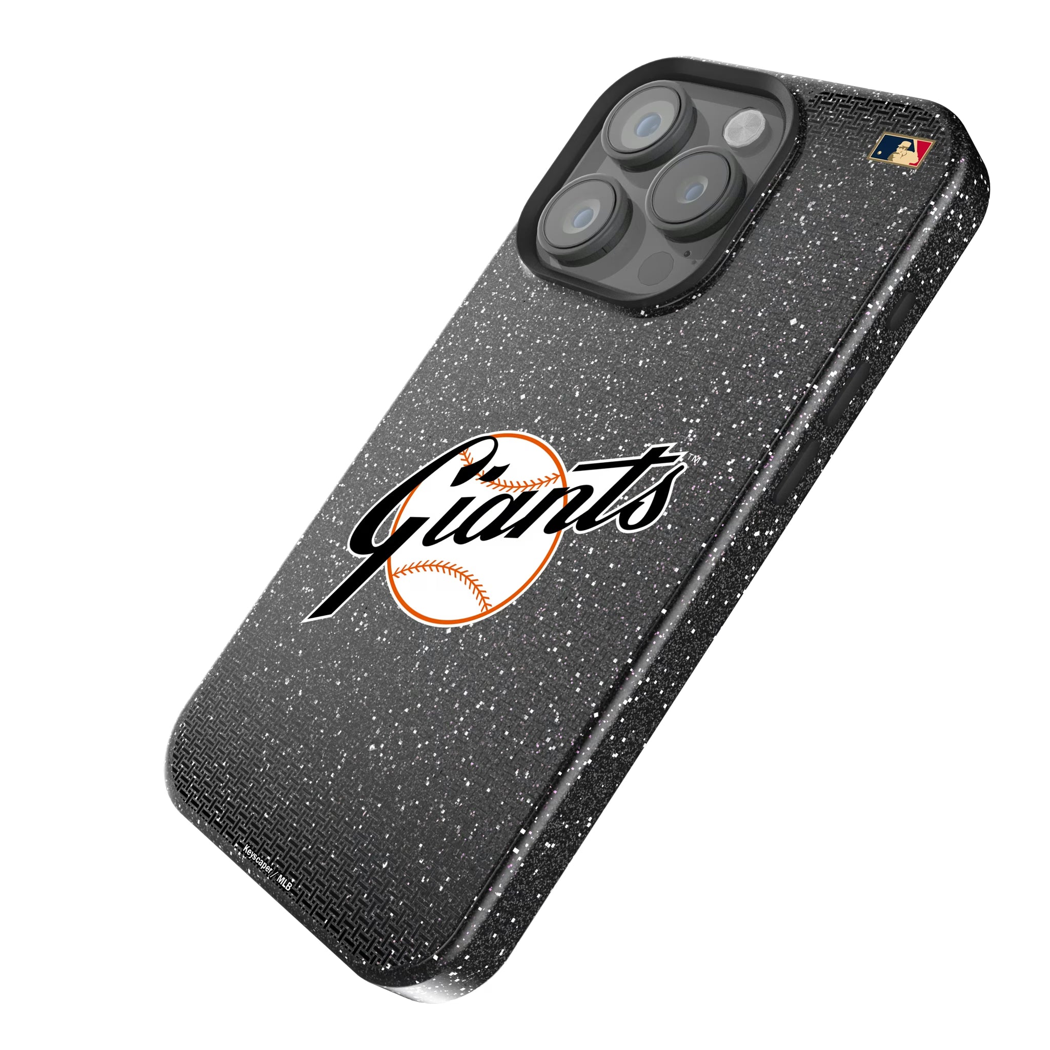 San Francisco Giants 1958-1967 - Cooperstown Collection Linen iPhone Bling Phone Case for Apple iPhone - Isometric View