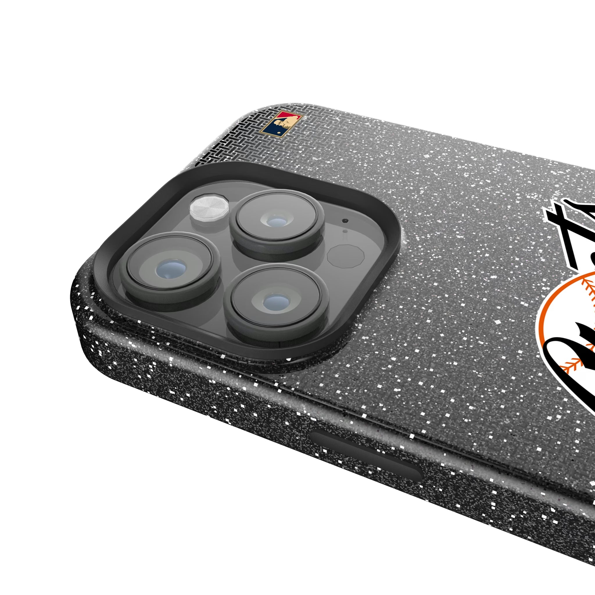 San Francisco Giants 1958-1967 - Cooperstown Collection Linen iPhone Bling Phone Case for Apple iPhone - Detail