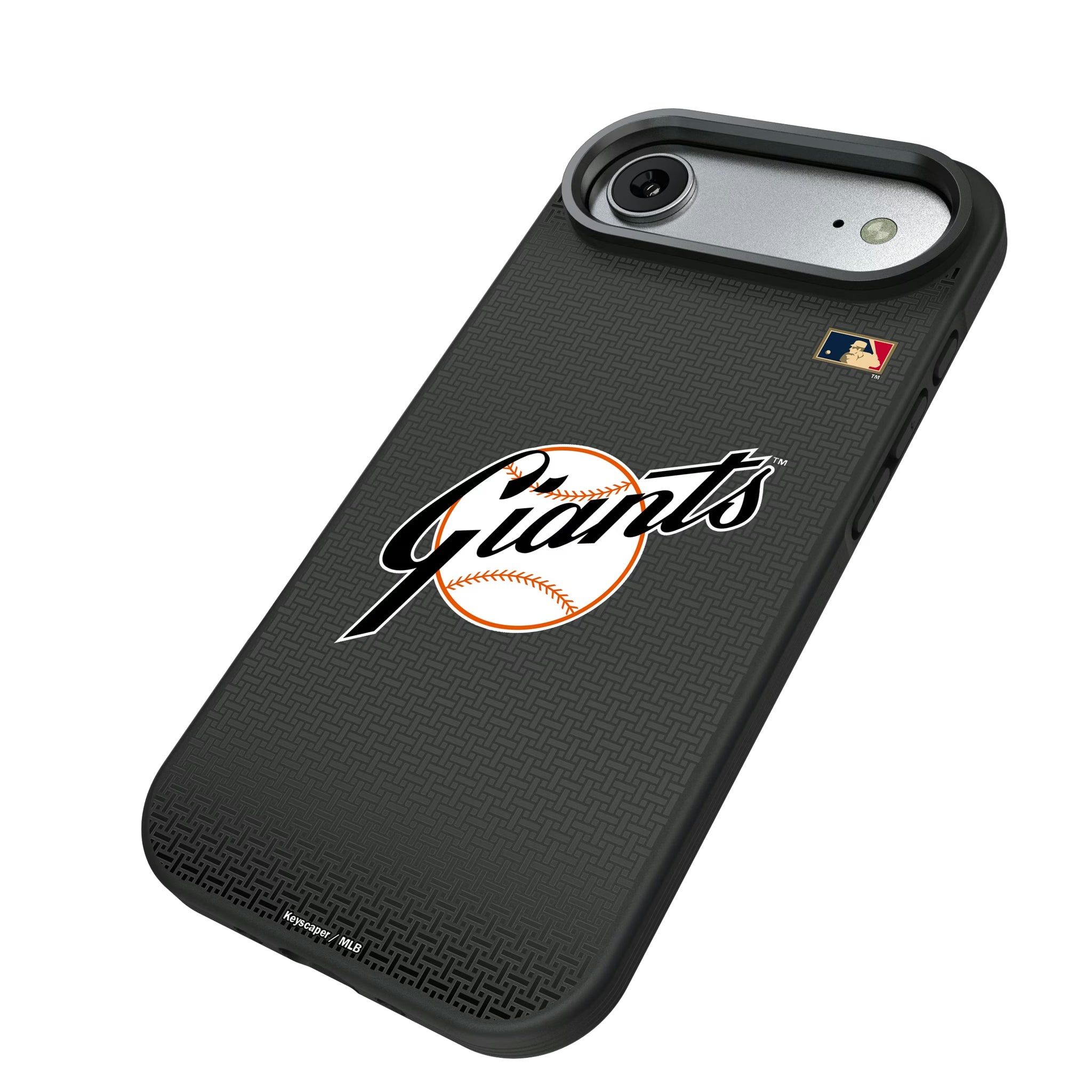 San Francisco Giants 1958-1967 - Cooperstown Collection Linen iPhone Bump Phone Case for Apple iPhone - Isometric View#Device_iPhone Air