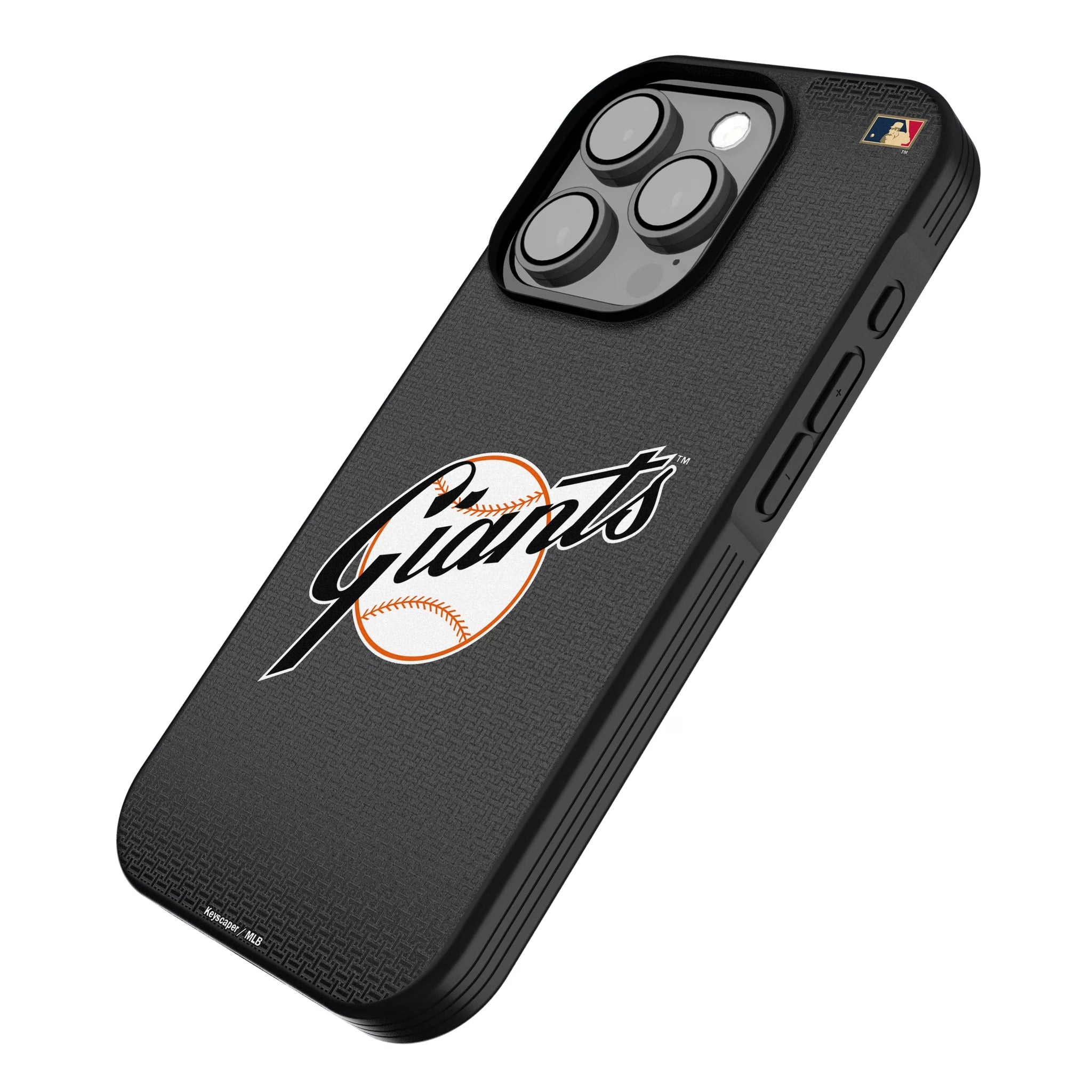 San Francisco Giants 1958-1967 - Cooperstown Collection Linen iPhone Bump Phone Case for Apple iPhone - Isometric View