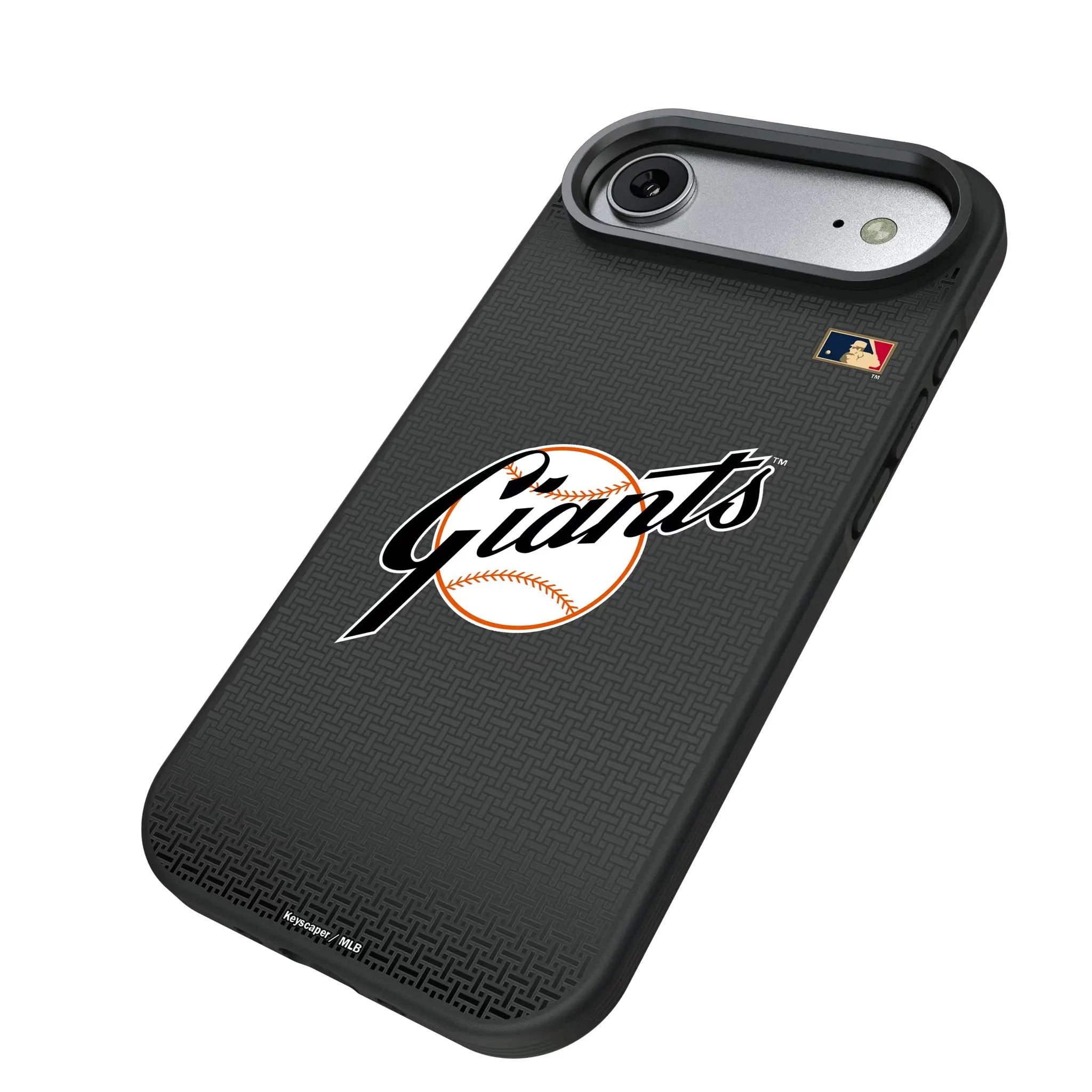 San Francisco Giants 1958-1967 - Cooperstown Collection Linen iPhone Bump Phone Case for Apple iPhone - Isometric View#Device_iPhone Air