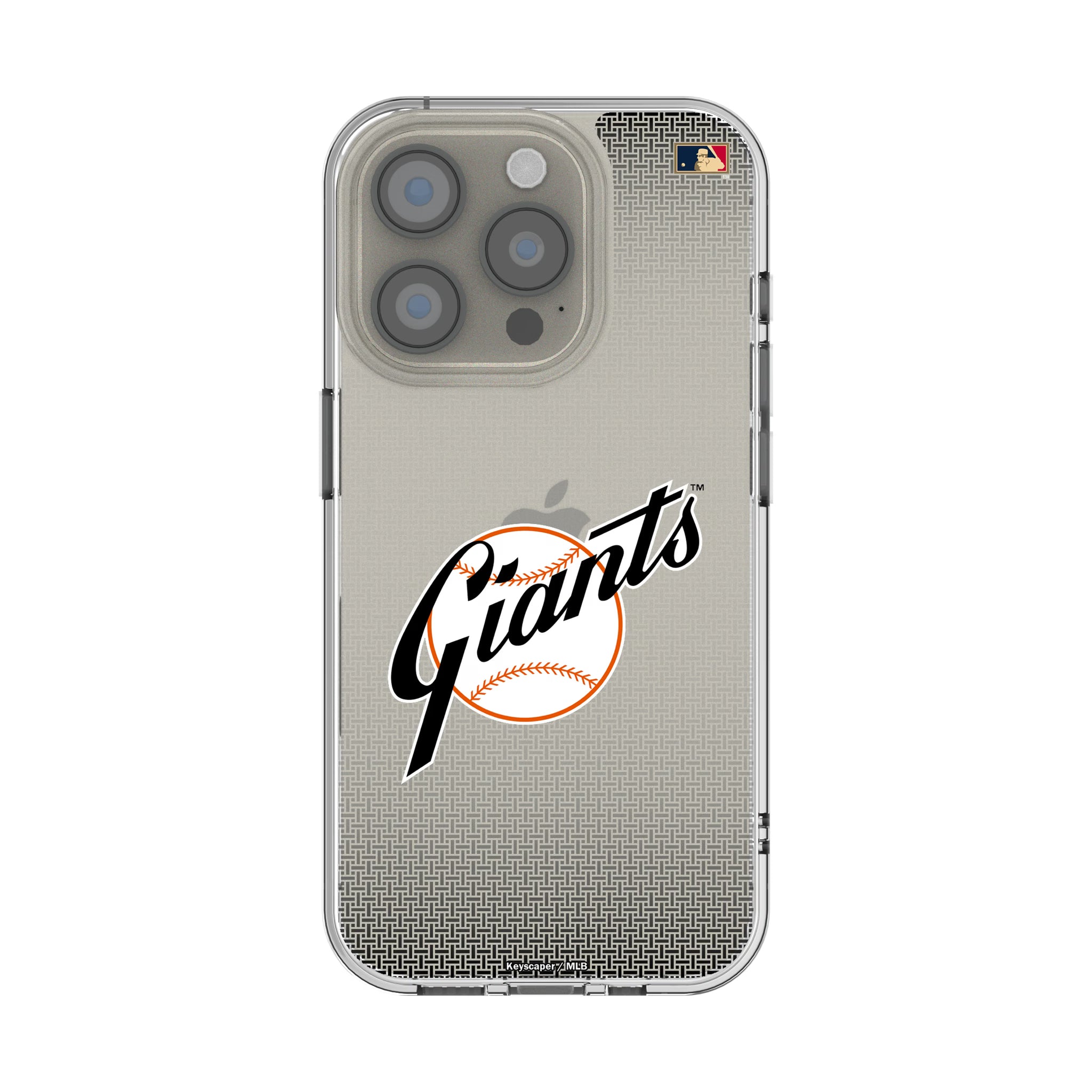 San Francisco Giants 1958-1967 - Cooperstown Collection Linen iPhone Clear Phone Case for Apple iPhone