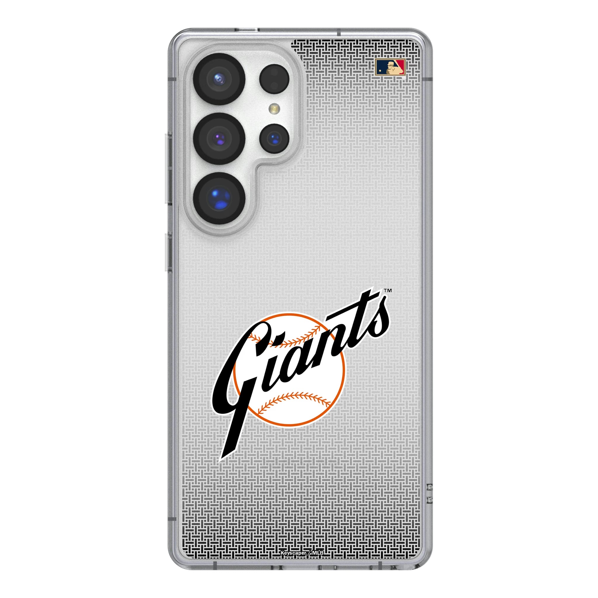 San Francisco Giants 1958-1967 - Cooperstown Collection Linen Galaxy Clear Phone Case for Samsung Galaxy