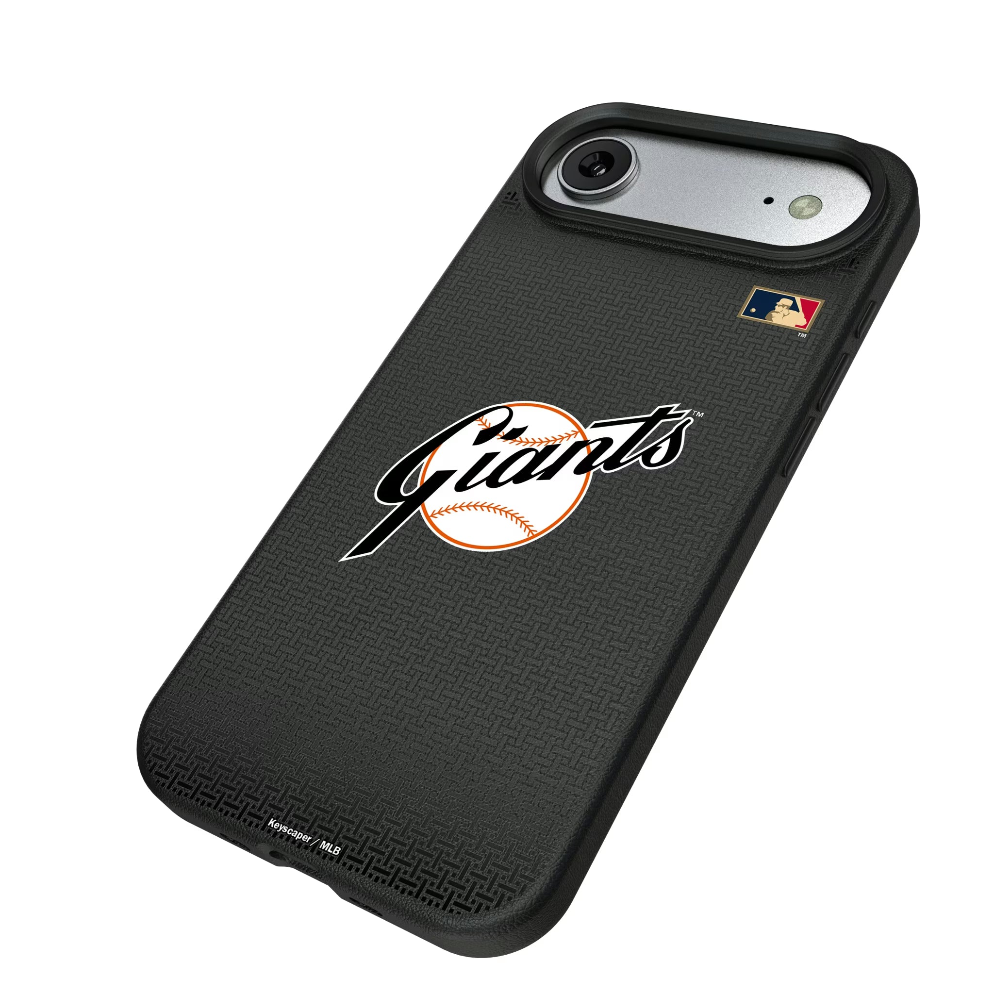 San Francisco Giants 1958-1967 - Cooperstown Collection Linen iPhone MagSafe Compatible Phone Case for Apple iPhone - Isometric View#Device_iPhone Air