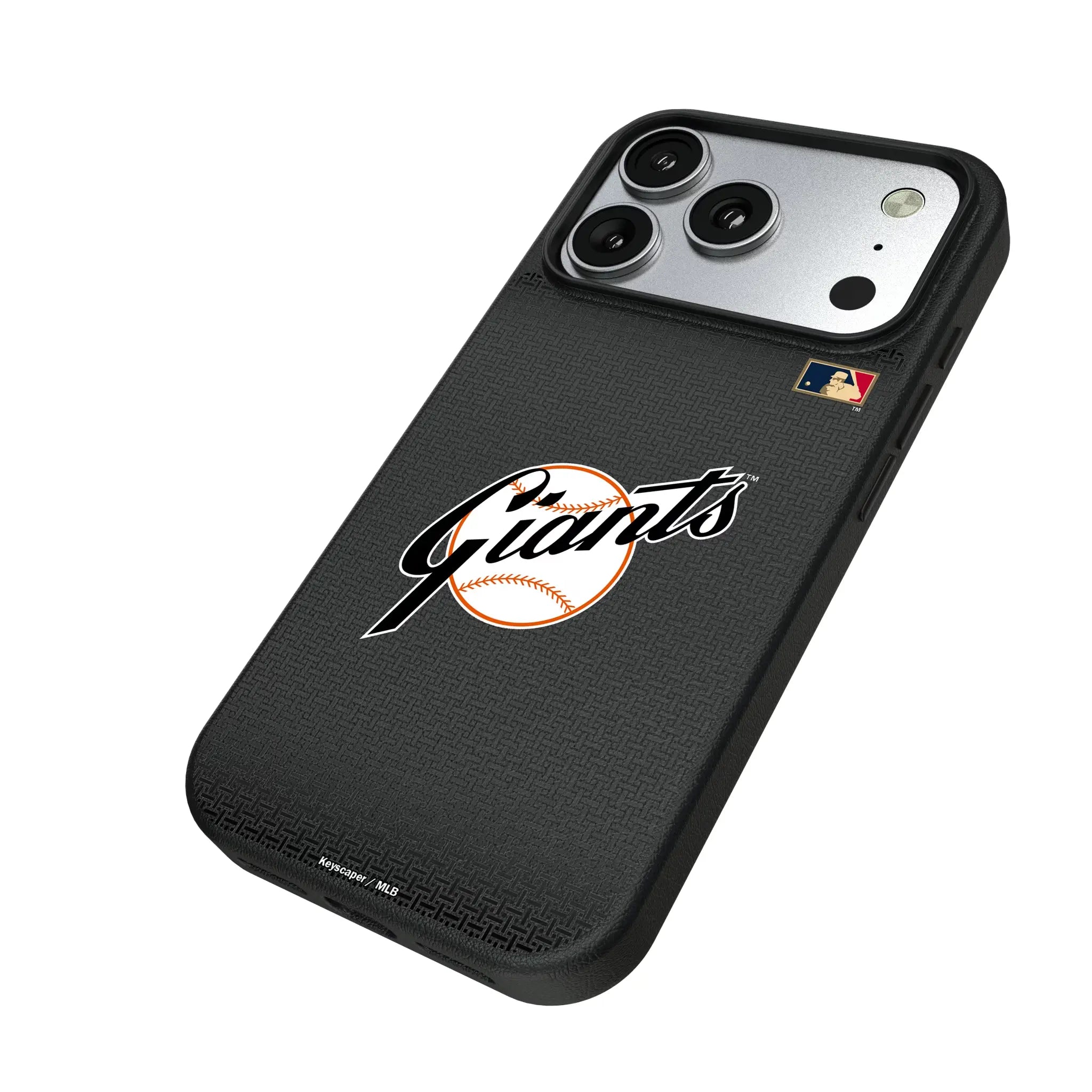 San Francisco Giants 1958-1967 - Cooperstown Collection Linen iPhone MagSafe Compatible Phone Case for Apple iPhone - Isometric View#Device_iPhone 17 Pro