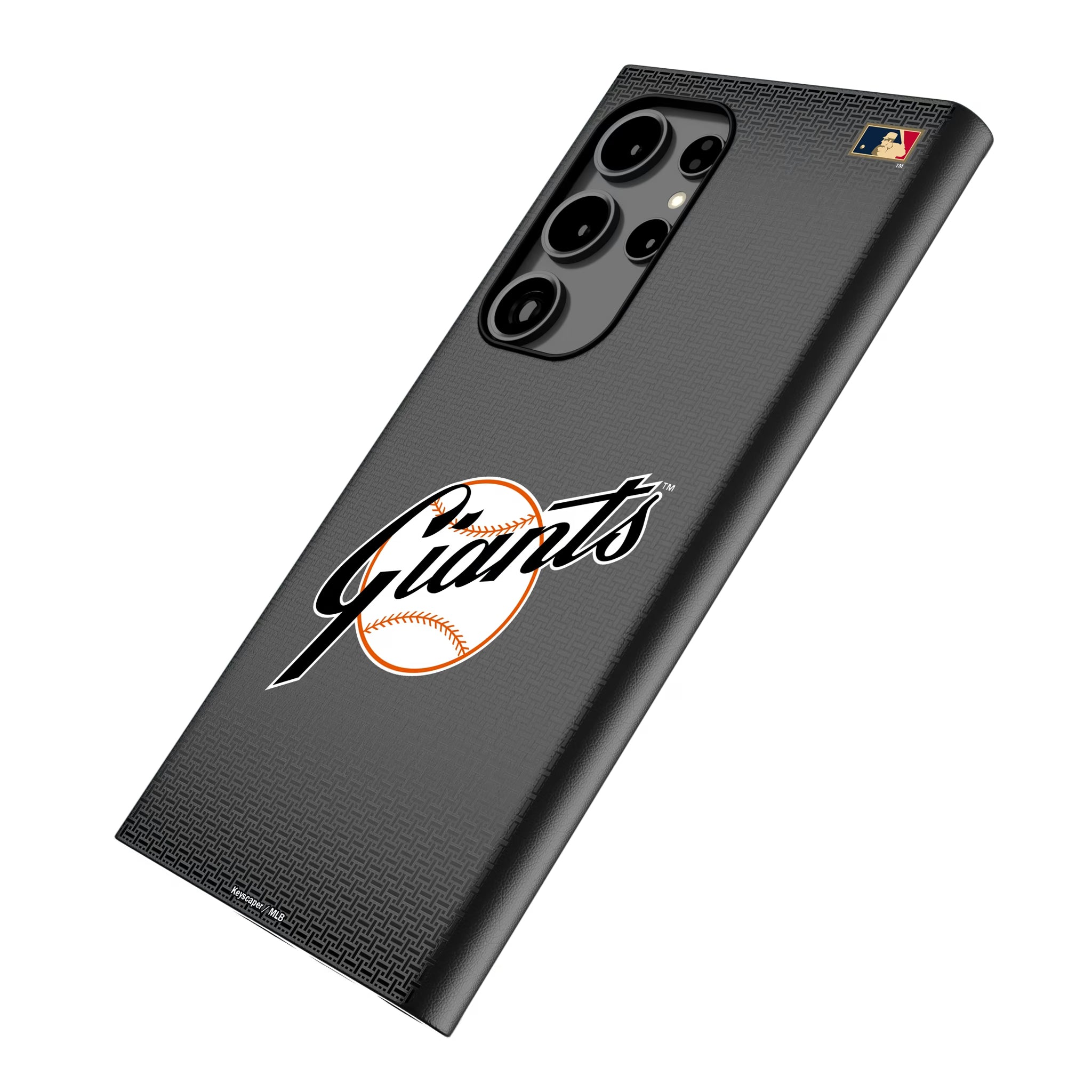 San Francisco Giants 1958-1967 - Cooperstown Collection Linen Galaxy MagSafe Compatible Phone Case for Samsung Galaxy - Isometric View