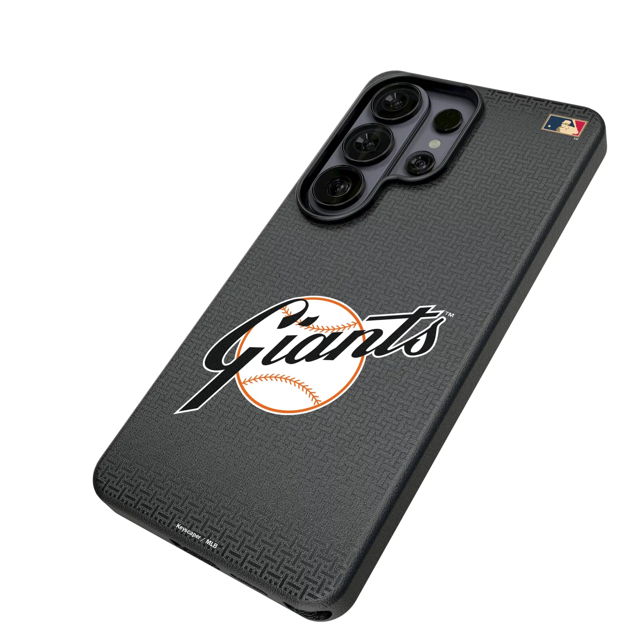 San Francisco Giants 1958-1967 - Cooperstown Collection Linen Galaxy MagSafe Compatible Phone Case for Samsung Galaxy - Isometric View#Device_Galaxy S26 Ultra