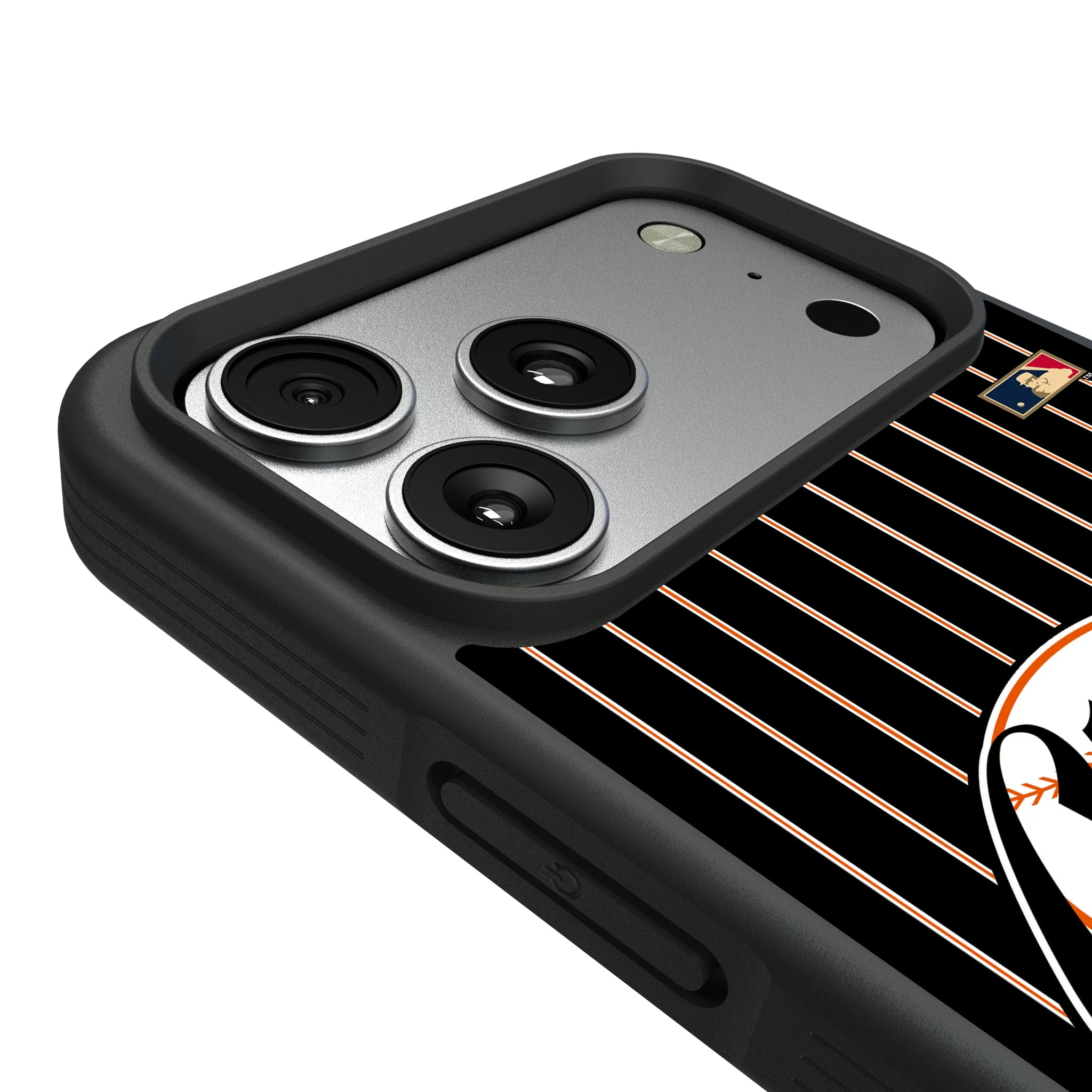 San Francisco Giants 1958-1967 - Cooperstown Collection Pinstripe iPhone Bump Phone Case for Apple iPhone - Detail#Device_iPhone 17 Pro Max
