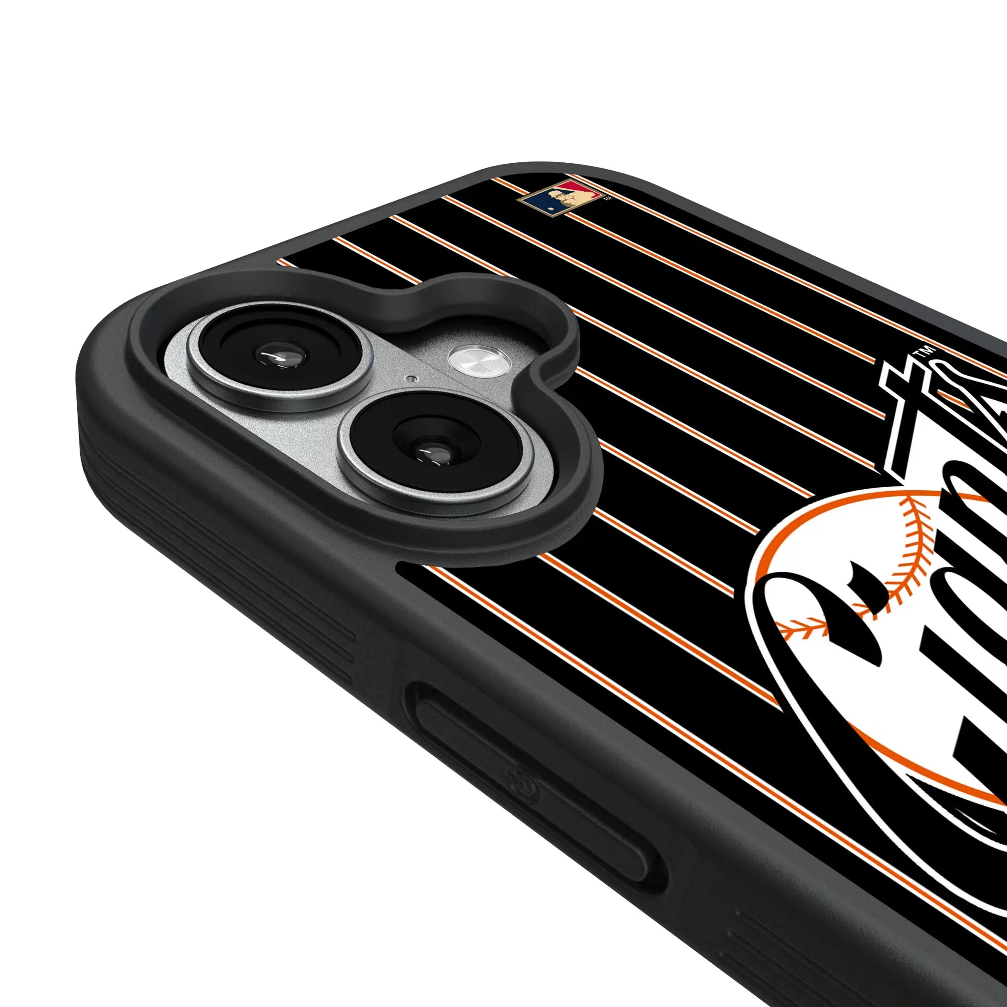 San Francisco Giants 1958-1967 - Cooperstown Collection Pinstripe iPhone Bump Phone Case for Apple iPhone - Detail#Device_iPhone 17