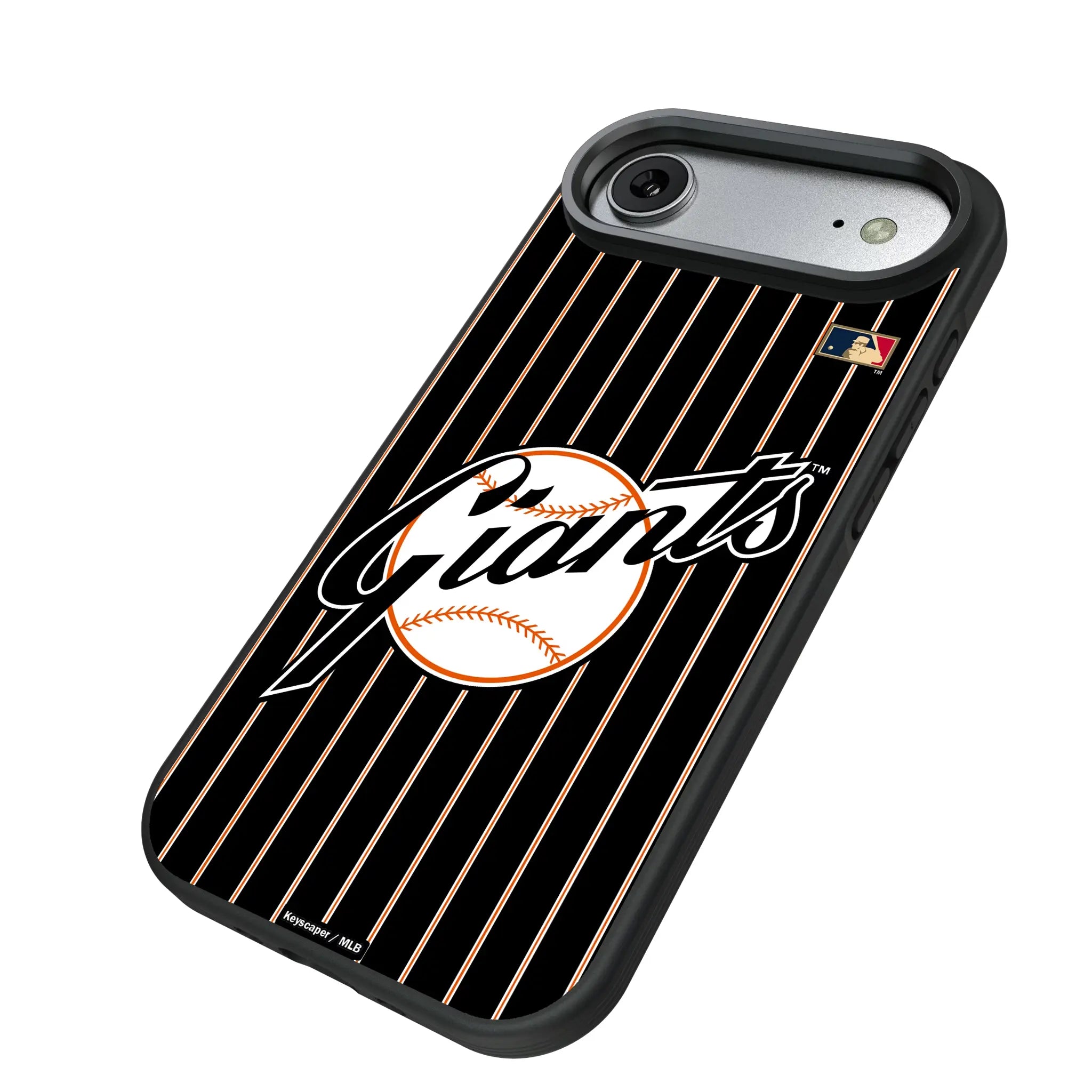 San Francisco Giants 1958-1967 - Cooperstown Collection Pinstripe iPhone Bump Phone Case for Apple iPhone - Isometric View#Device_iPhone Air