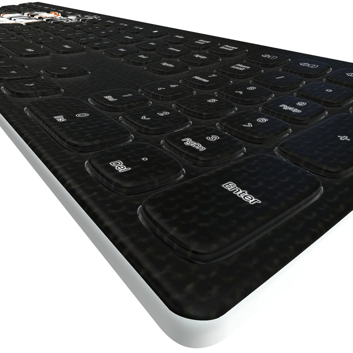San Francisco Giants 1958-1967 - Cooperstown Collection Solid KKB605 Curved Wireless Keyboard - Detail