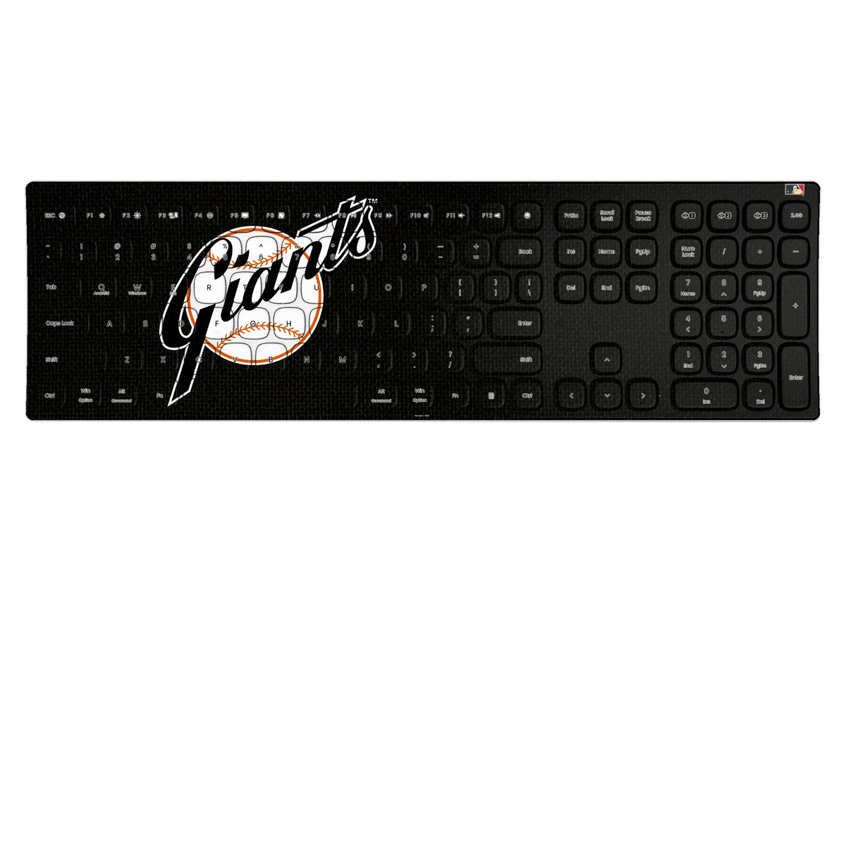 San Francisco Giants 1958-1967 - Cooperstown Collection Solid KKB605 Curved Wireless Keyboard
