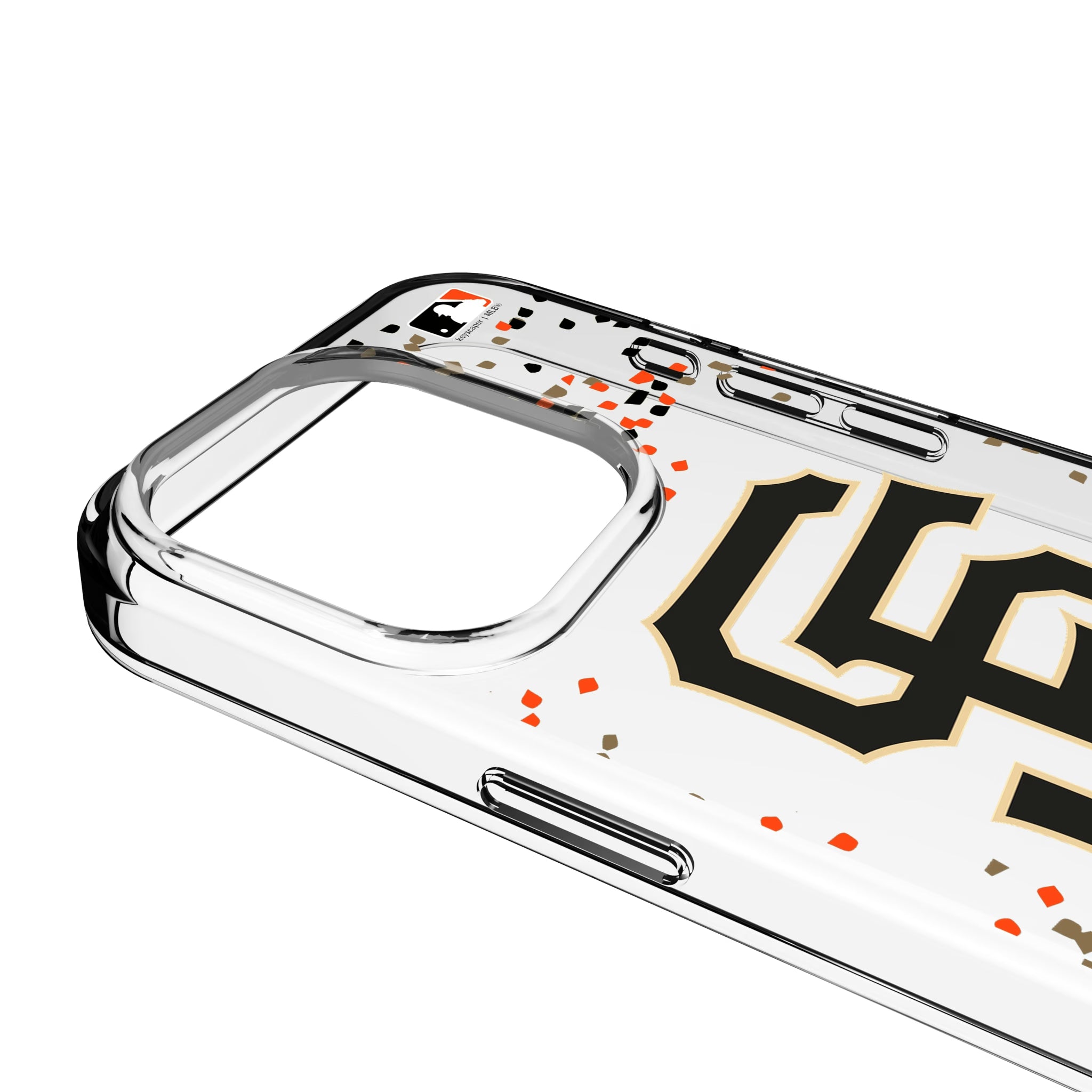 San Francisco Giants Confetti iPhone Clear Phone Case for Apple iPhone - Detail