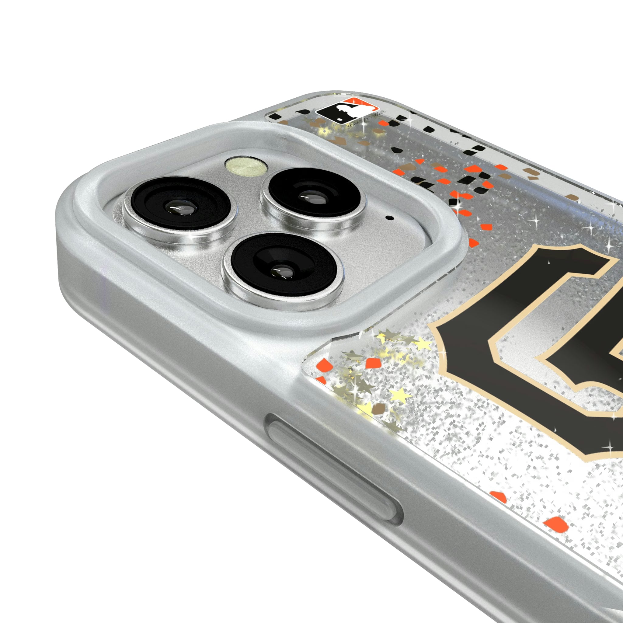 San Francisco Giants Confetti iPhone Glitter Phone Case for Apple iPhone - Detail#Device_iPhone 16 Pro