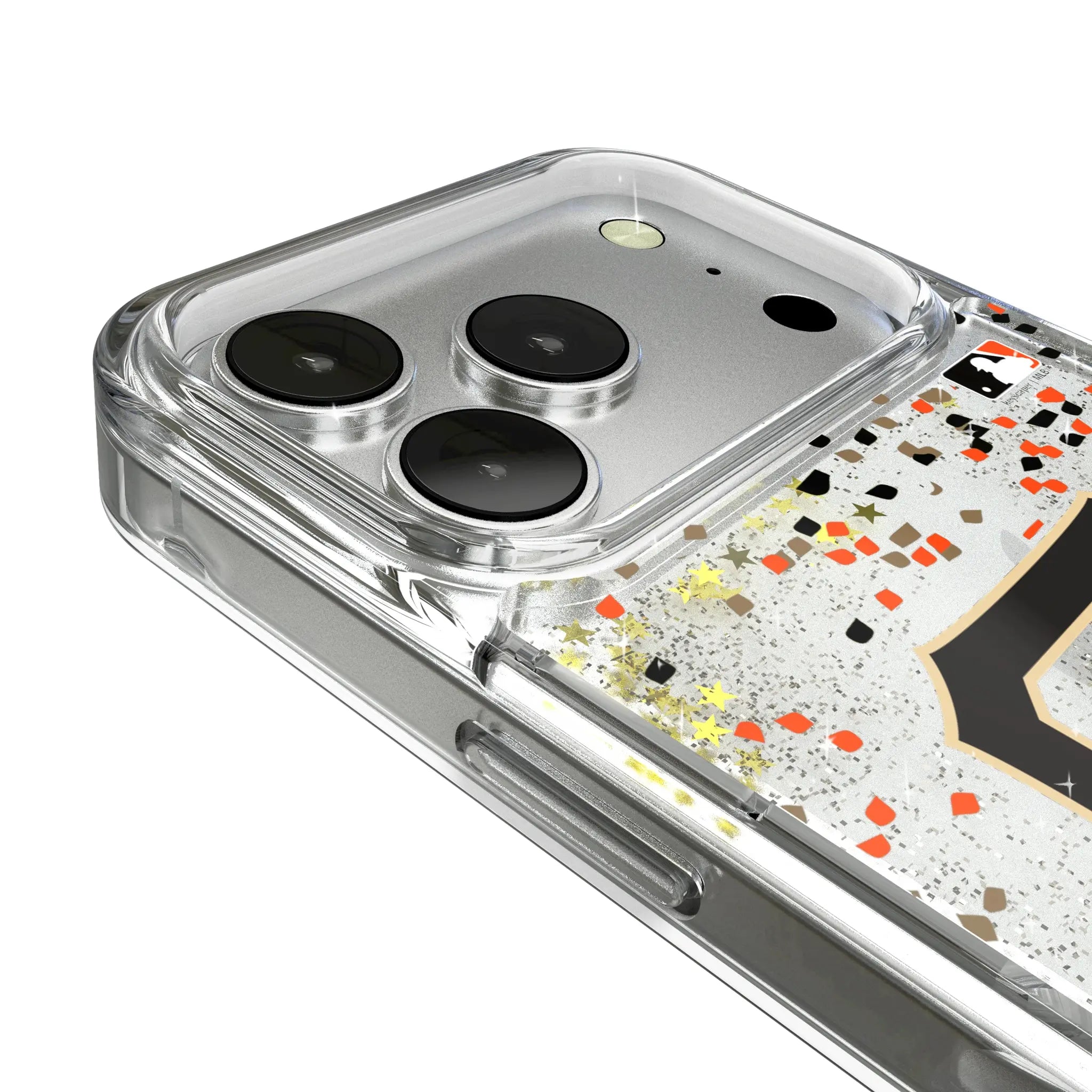 San Francisco Giants Confetti iPhone Glitter Phone Case for Apple iPhone - Detail