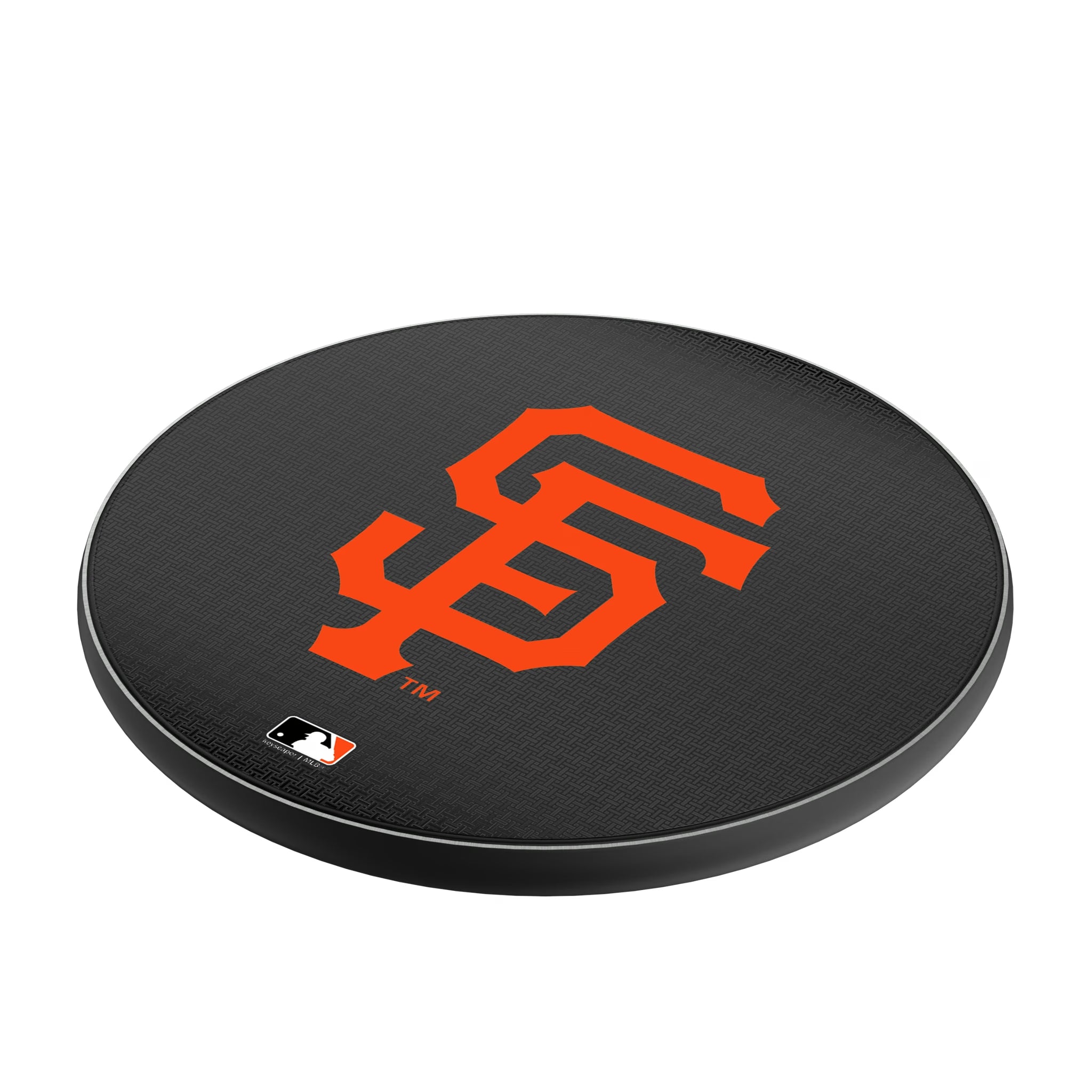 San Francisco Giants Linen 15-Watt Wireless Charger - Isometric View