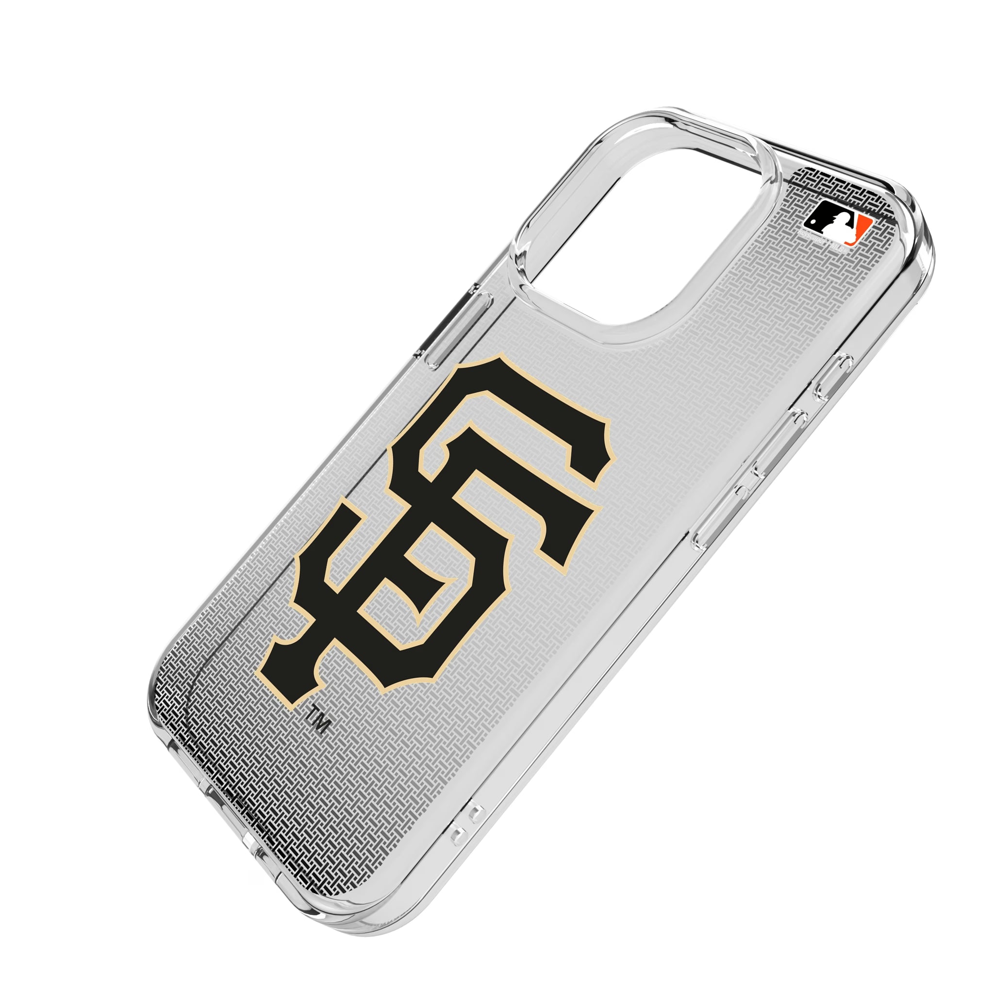 San Francisco Giants Linen iPhone Clear Phone Case for Apple iPhone - Isometric View