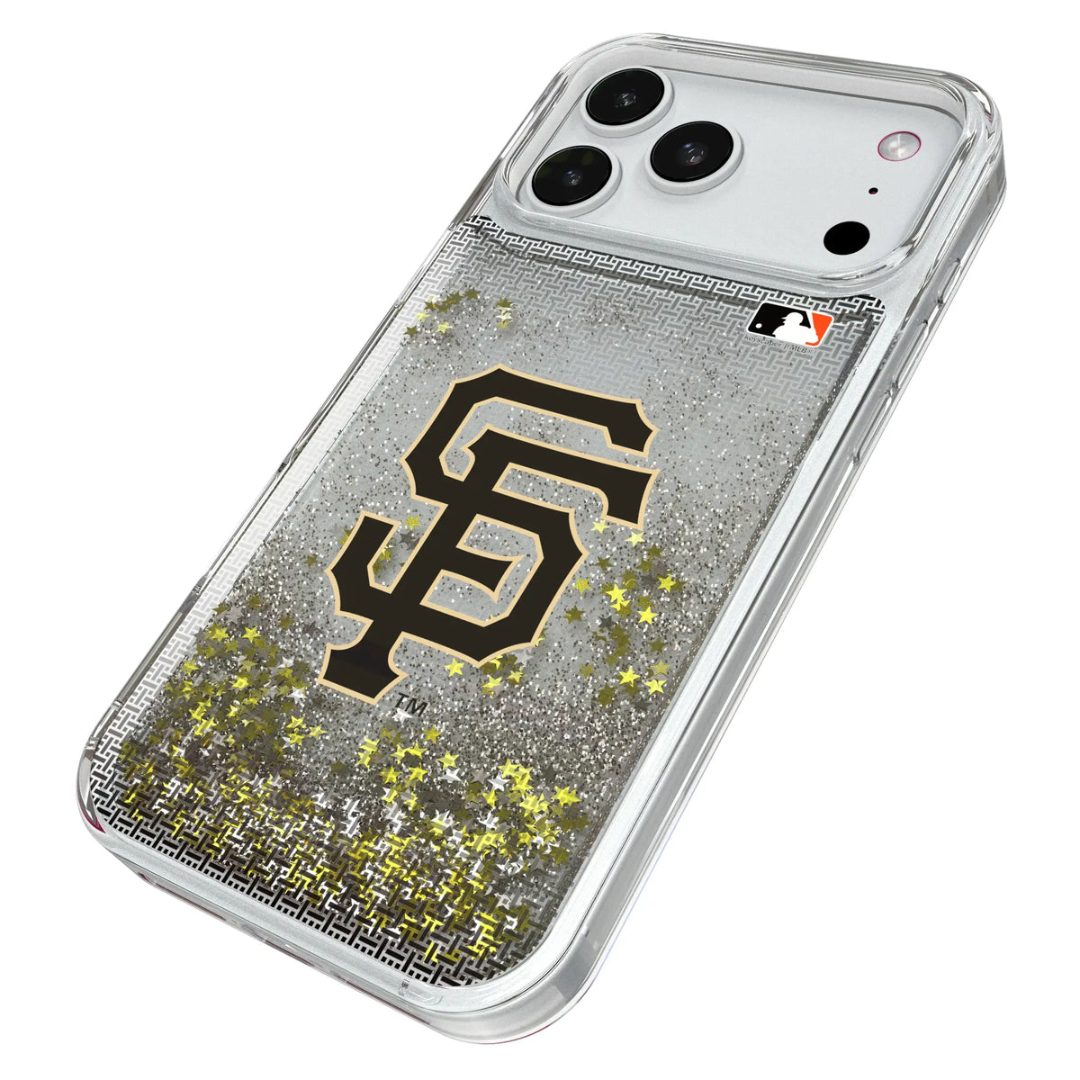 San Francisco Giants Linen iPhone Glitter Phone Case for Apple iPhone - Isometric View#Device_iPhone 18 Pro Max