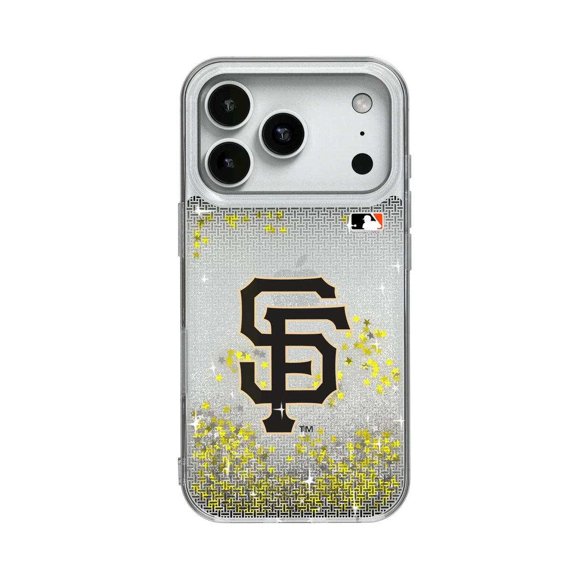 San Francisco Giants Linen Glitter Phone Case for Apple iPhone
