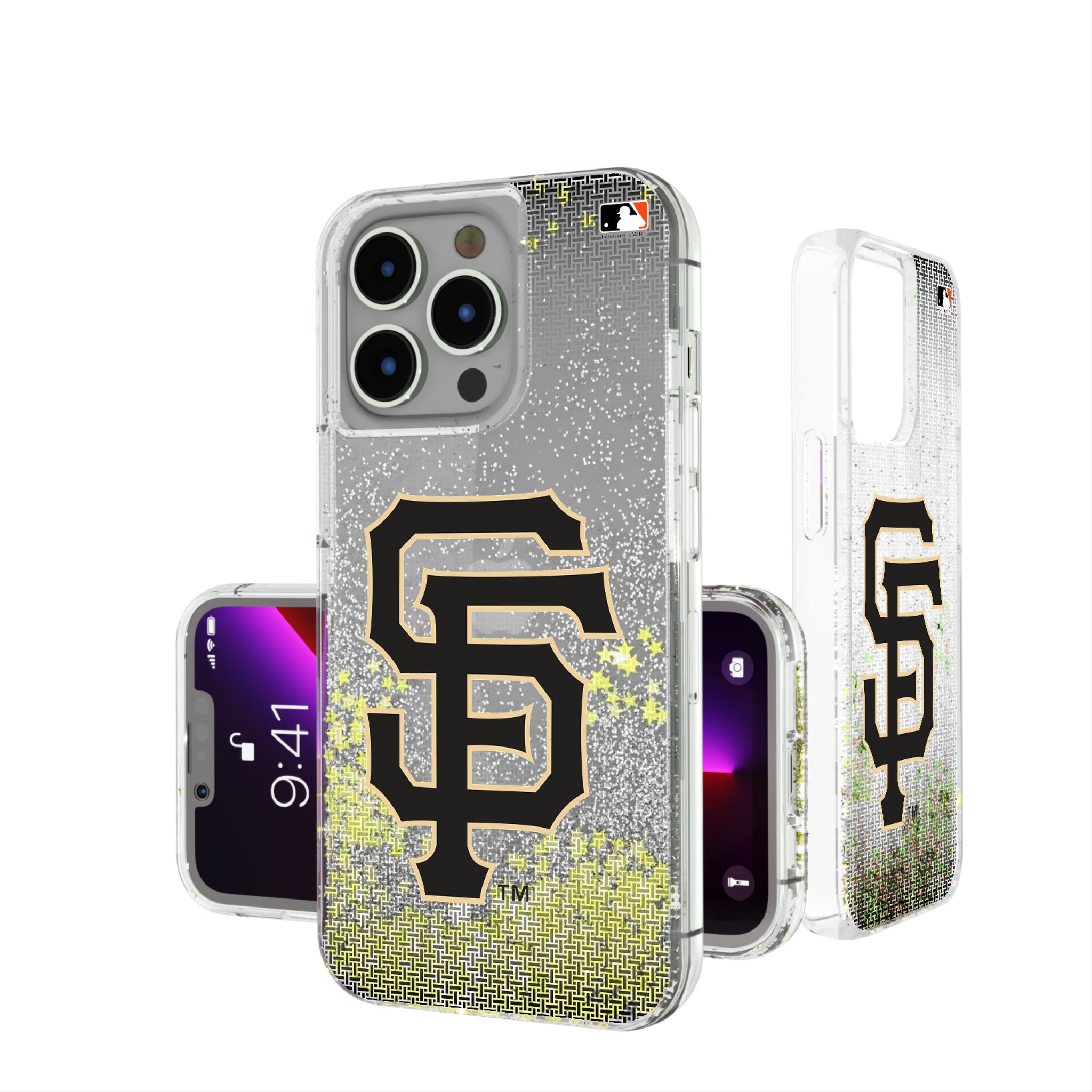 San Francisco Giants Linen iPhone Glitter Phone Case for Apple iPhone