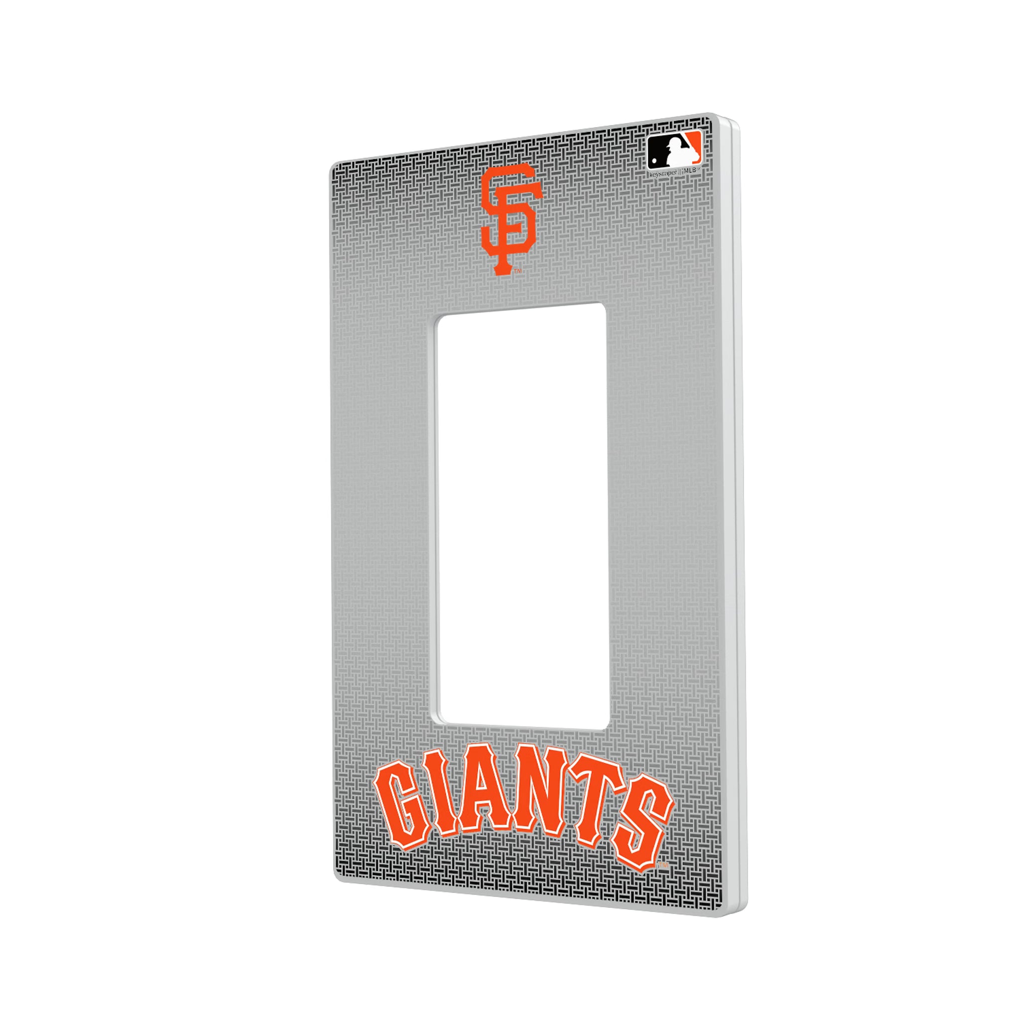San Francisco Giants Linen Hidden-Screw Light Switch Plate#Style_Single Rocker