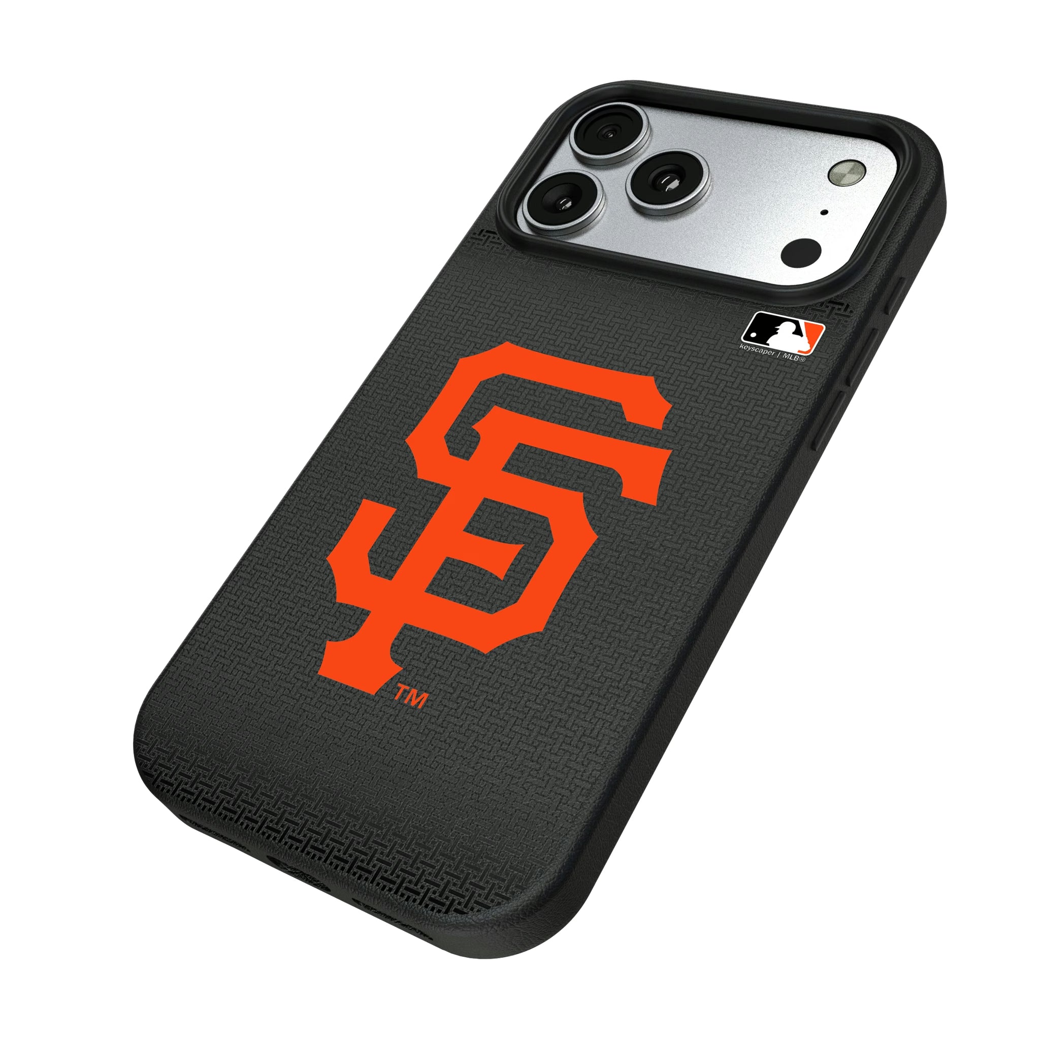 San Francisco Giants Linen iPhone MagSafe Compatible Phone Case for Apple iPhone - Isometric View#Device_iPhone 17 Pro Max