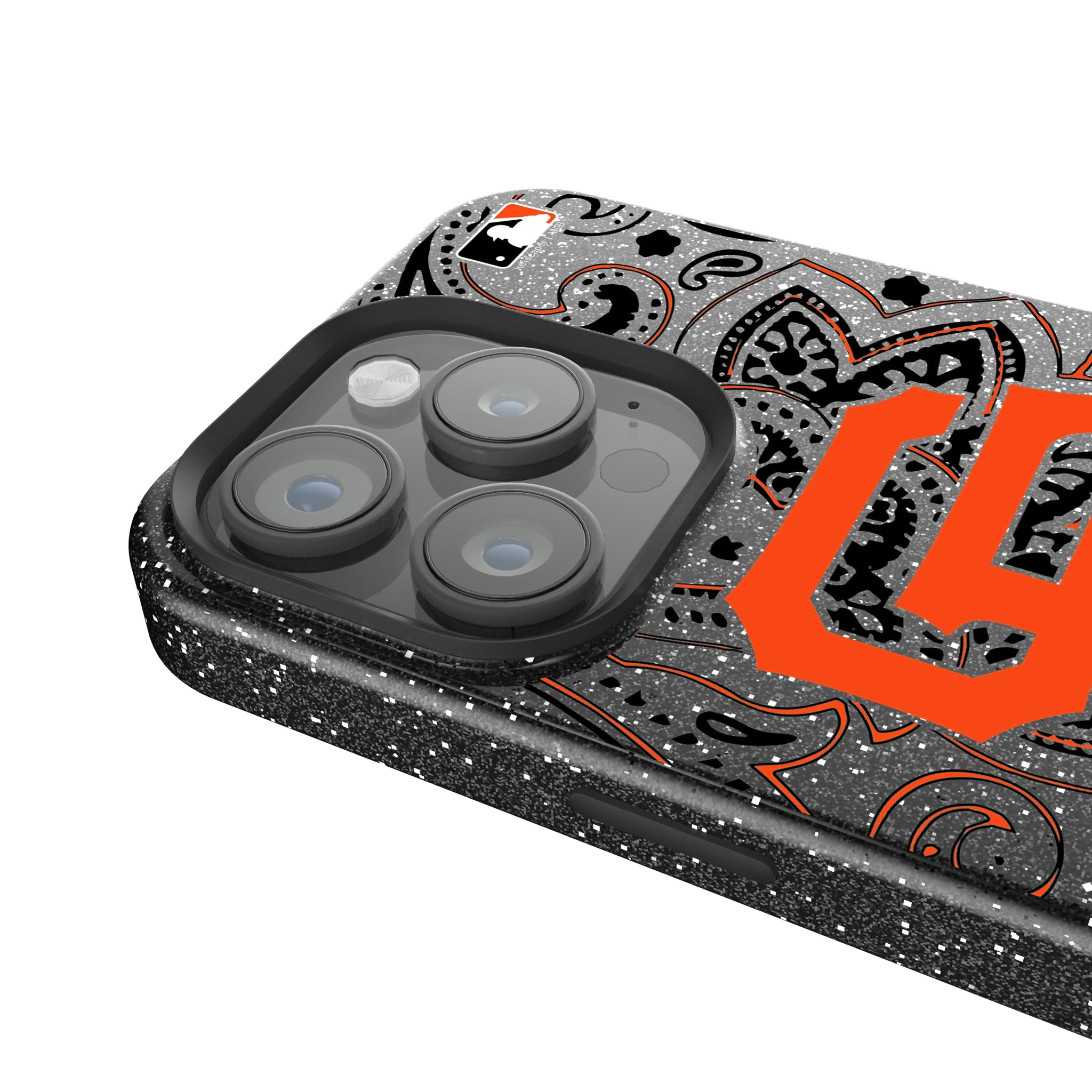 San Francisco Giants Paisley iPhone Bling Phone Case for Apple iPhone - Detail