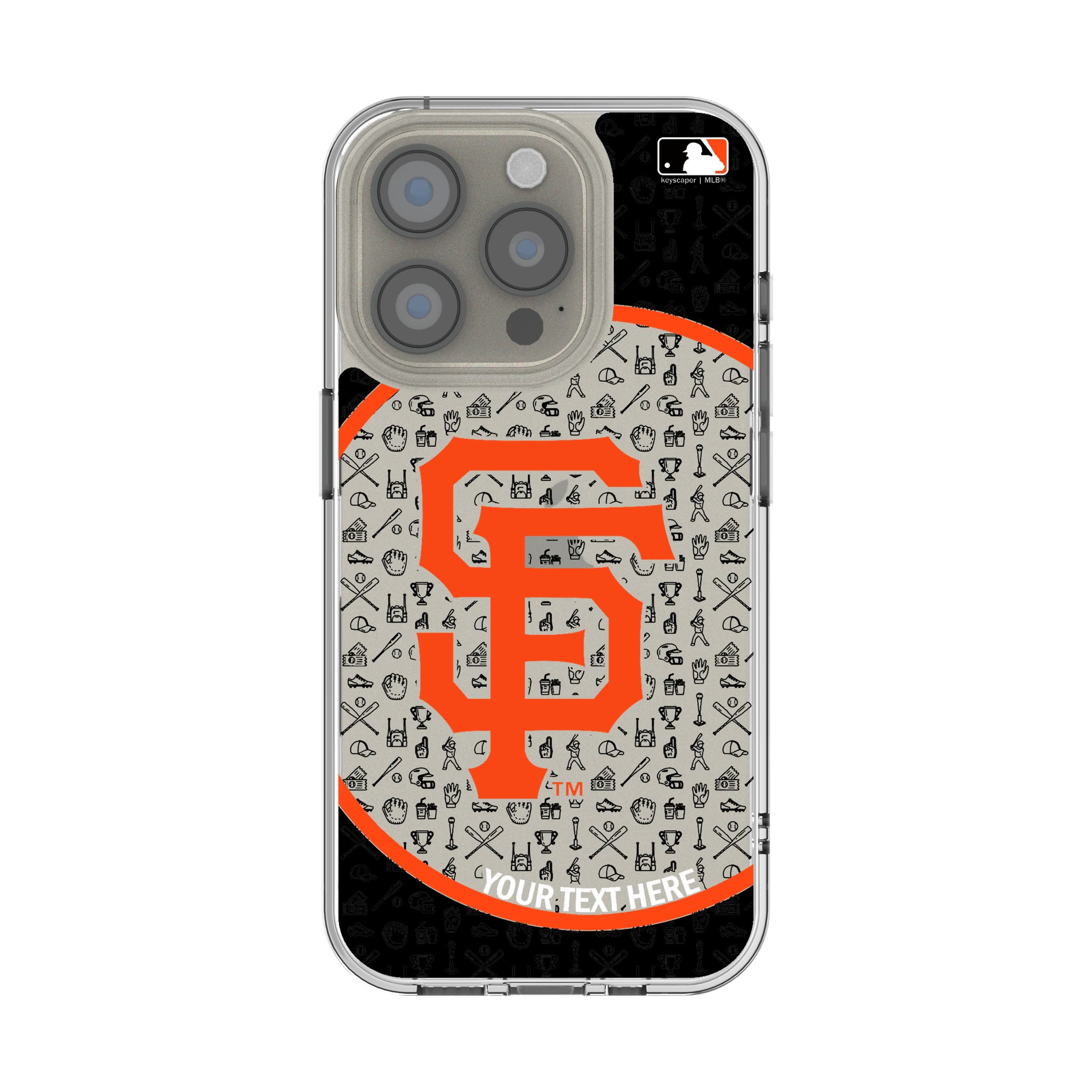 San Francisco Giants Personalized Circle iPhone Clear Phone Case for Apple iPhone