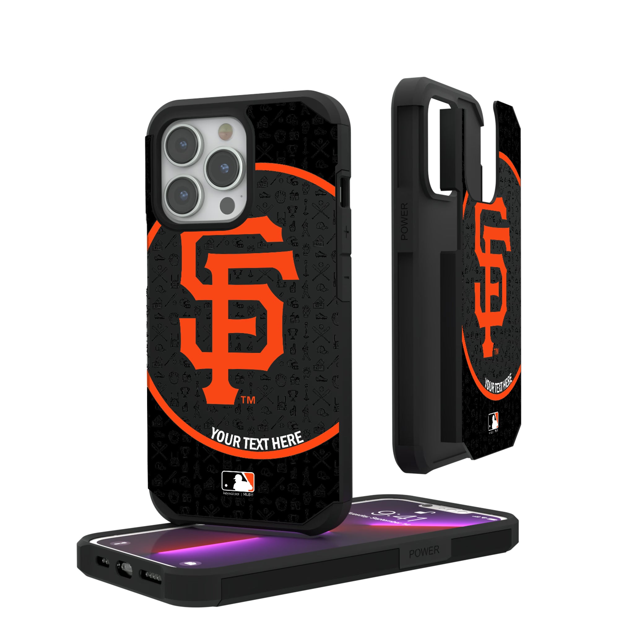 San Francisco Giants Personalized Circle iPhone Rugged Phone Case for Apple iPhone