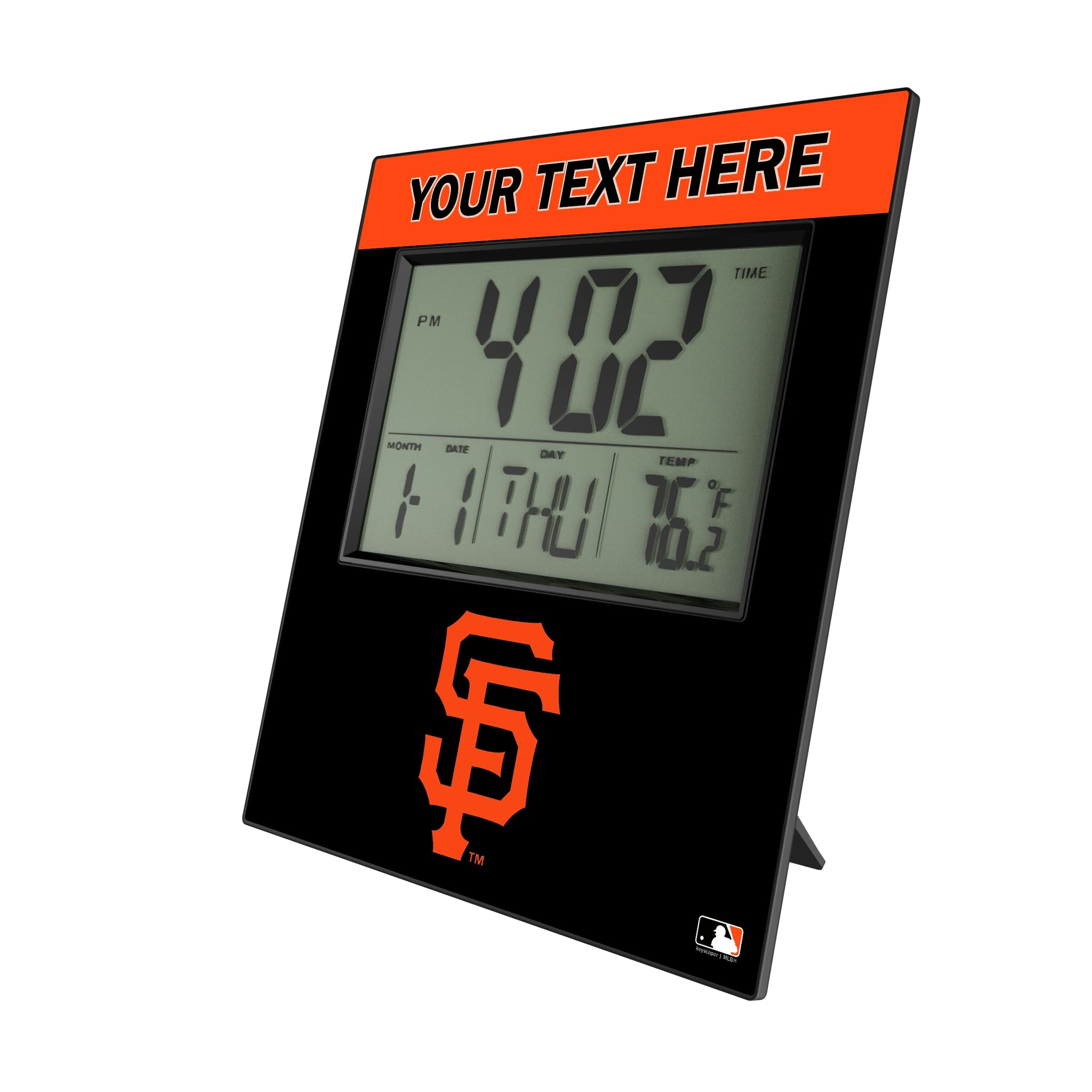 San Francisco Giants Personalized Color Block Wall Clock